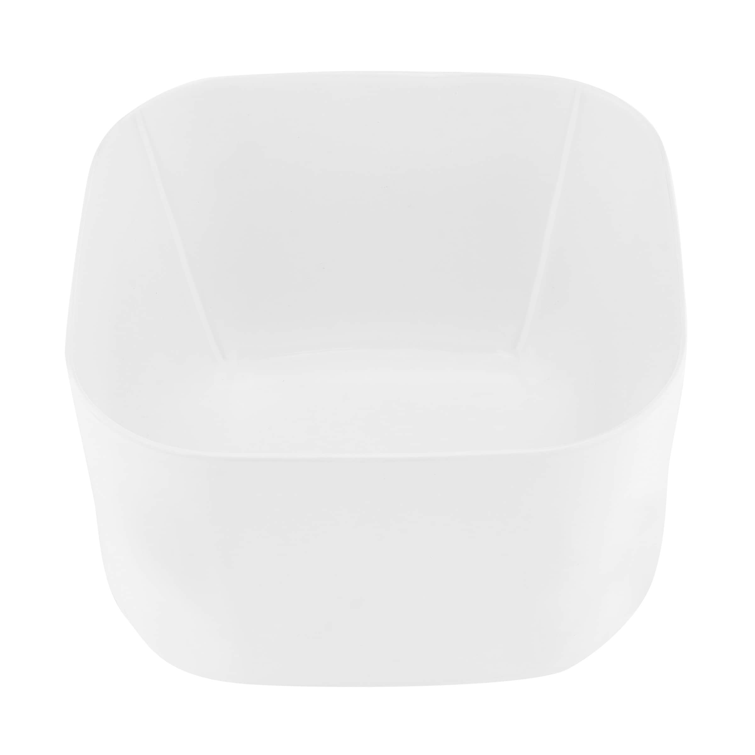 Charme 14.5" White Ceramic Square Vessel Sink