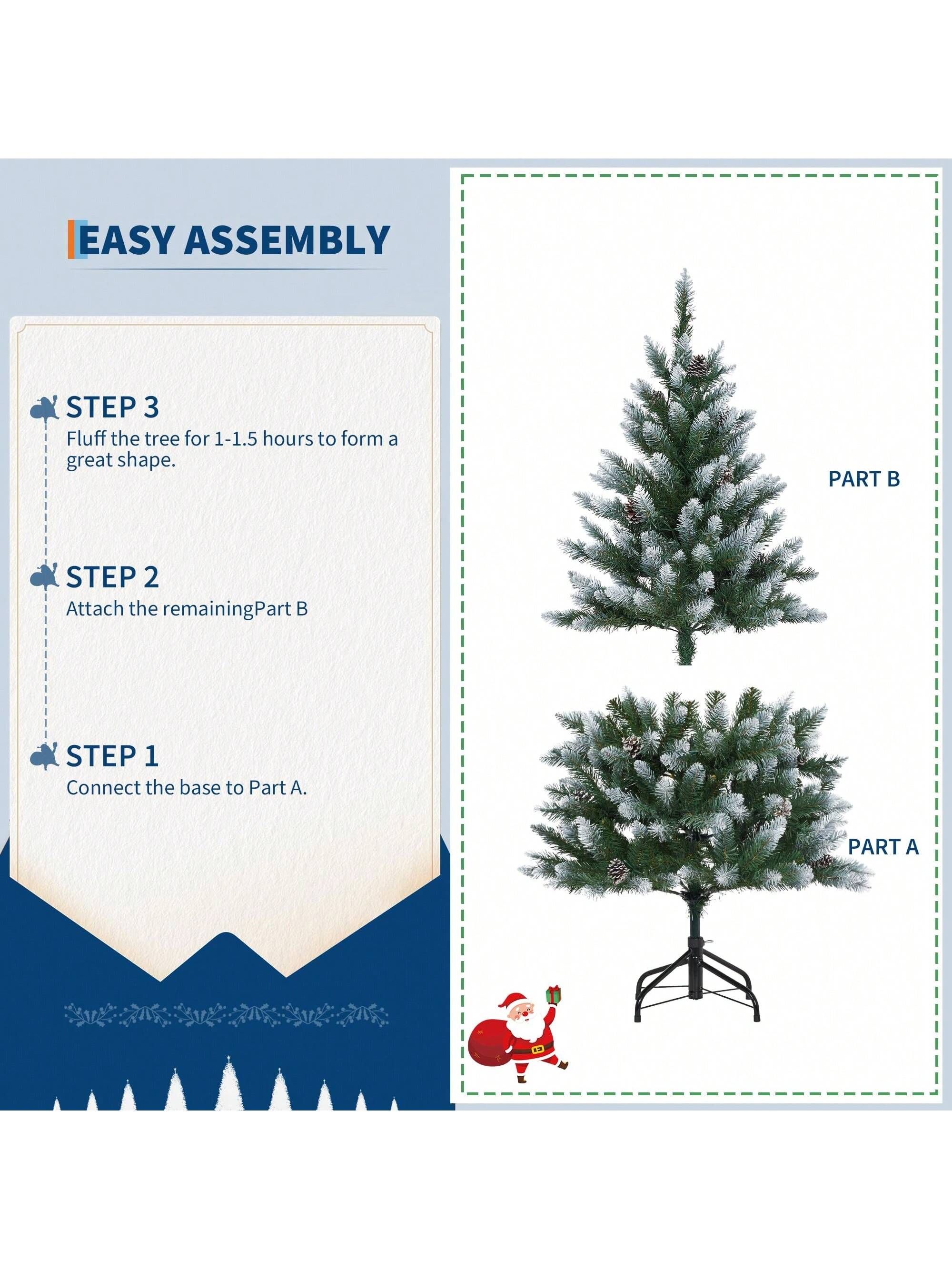 Qeetex SDS-W6F0535 Artificial-Christmas-Trees - View #3