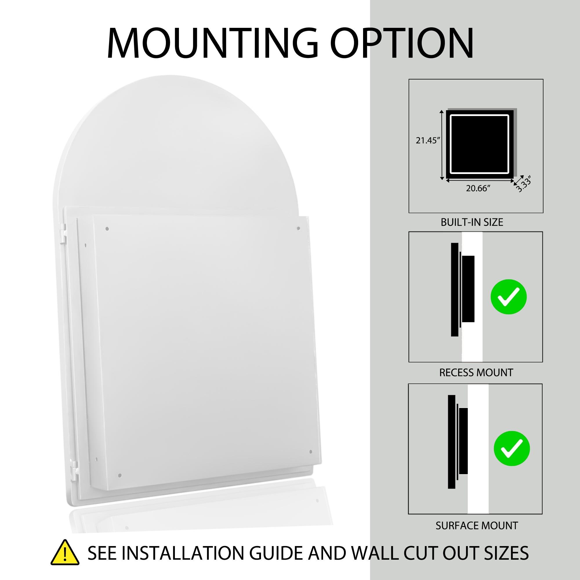 Bayfeve BF-2407-MIR Bathroom-Medicine-Cabinets - View #6
