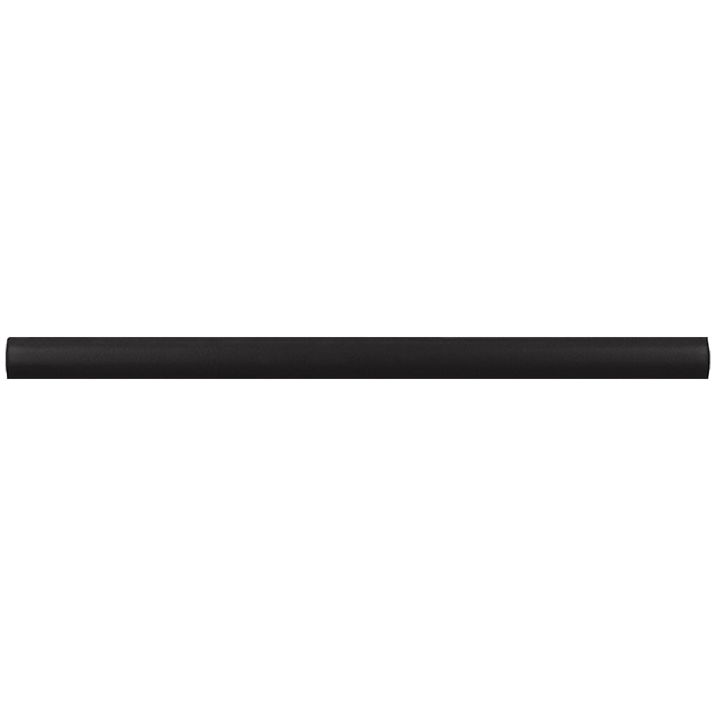 Apollo Tile RID88BLKPENM Arte Black 1-in x 8-in Matte Ceramic Pencil Tile ( 0.3-sq ft / Carton ) 10 -Pack