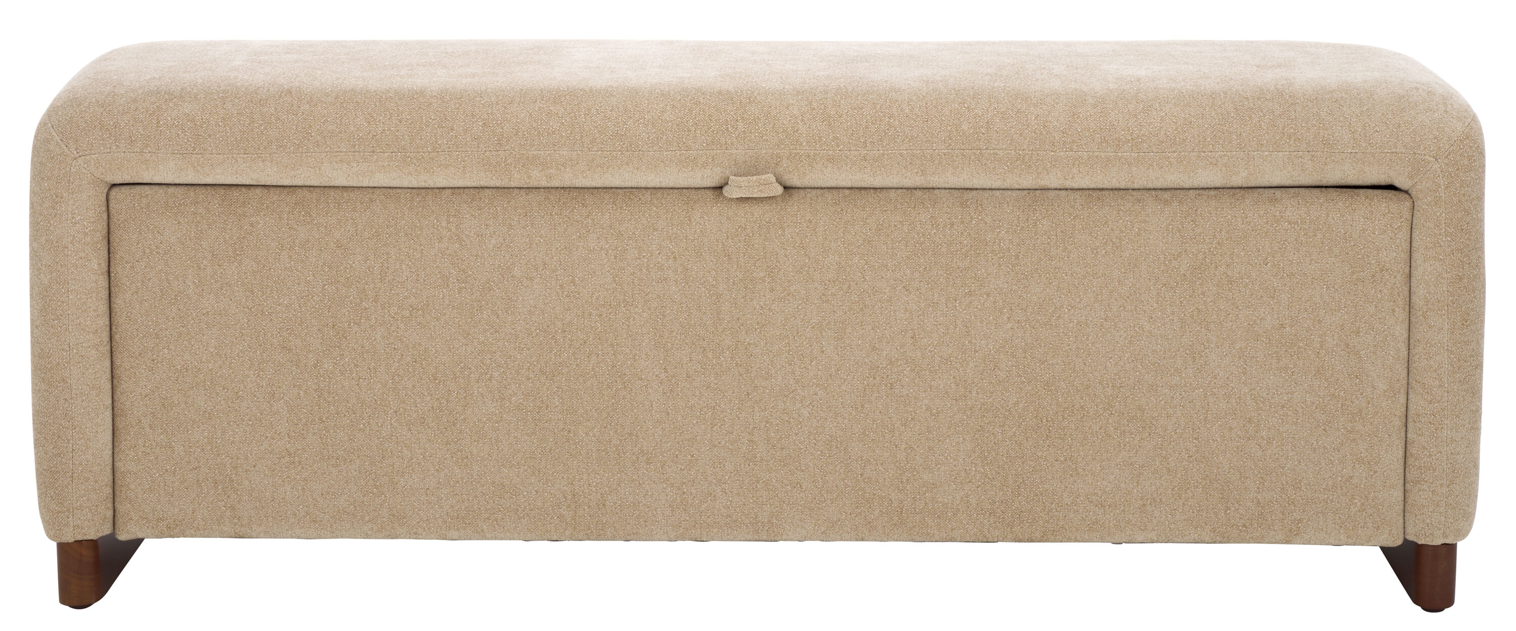 Safavieh BCH1301A Modern Sand Storage Bench with Storage 50.79-in x 16.73-in x 18.5-in