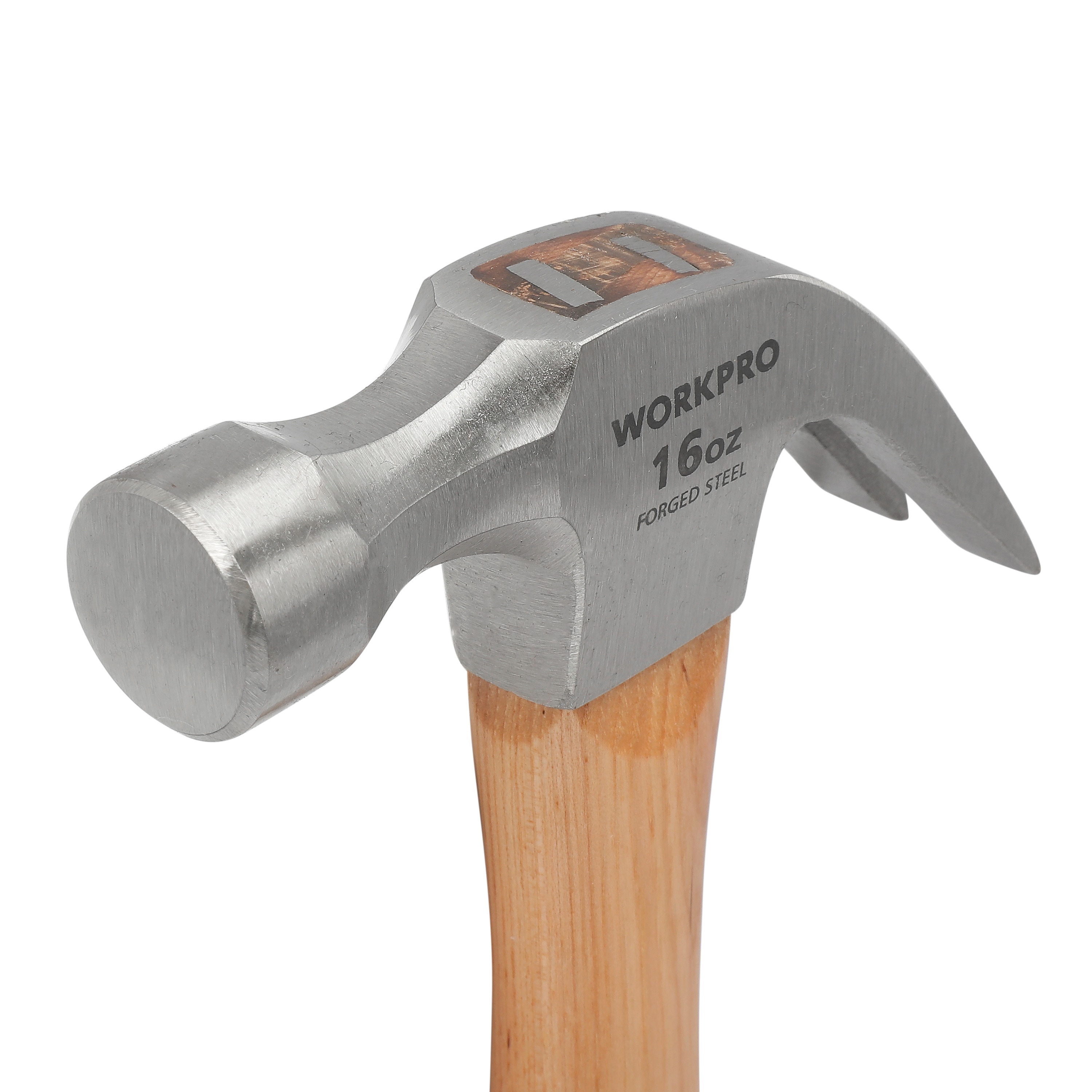 WORKPRO 16-oz Smooth Face Steel Head Wood Claw Hammer in the