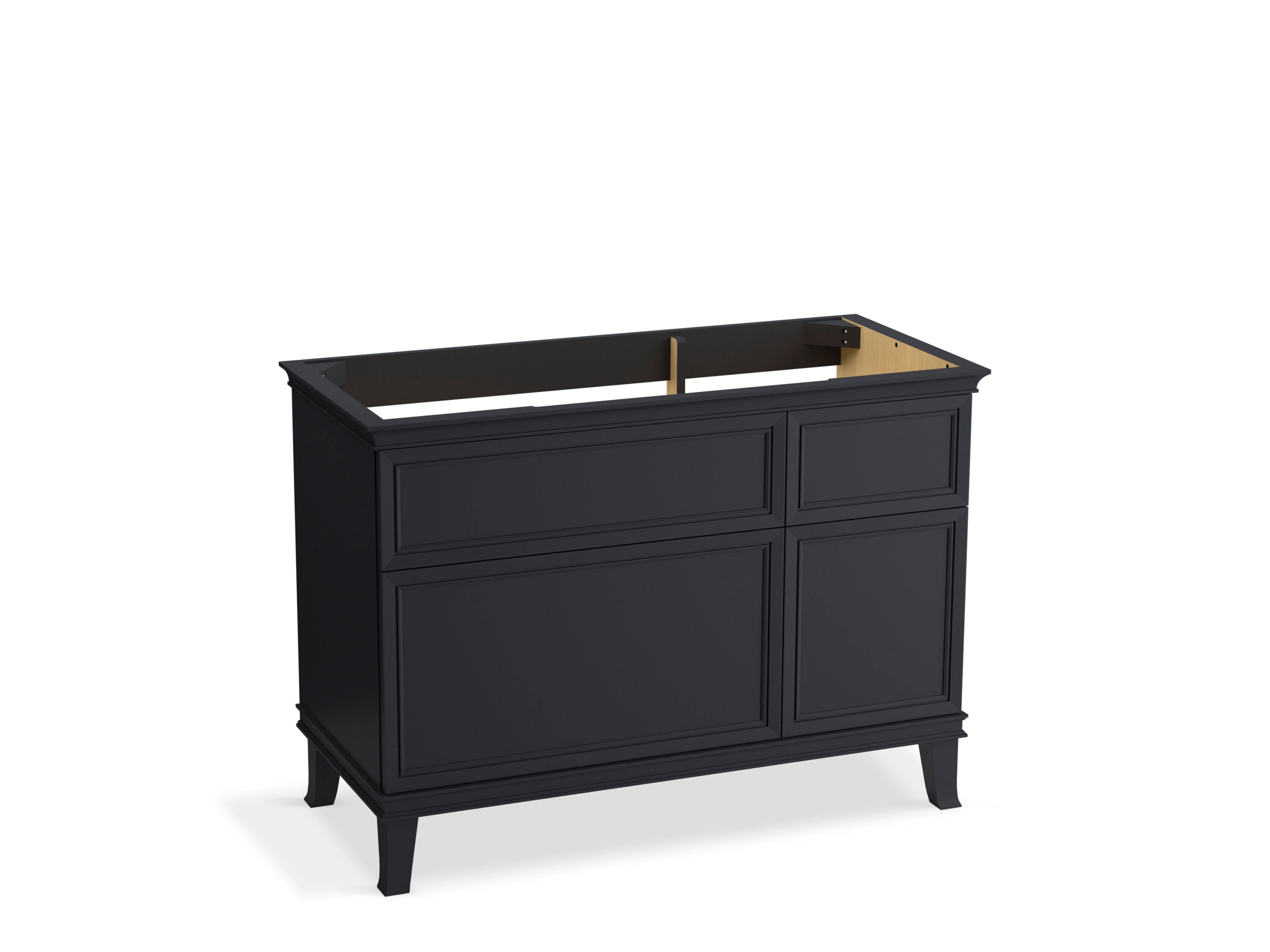 KOHLER 29481-1WX Artifacts 48-in Slate Gray Bathroom Vanity Base Cabinet without Top