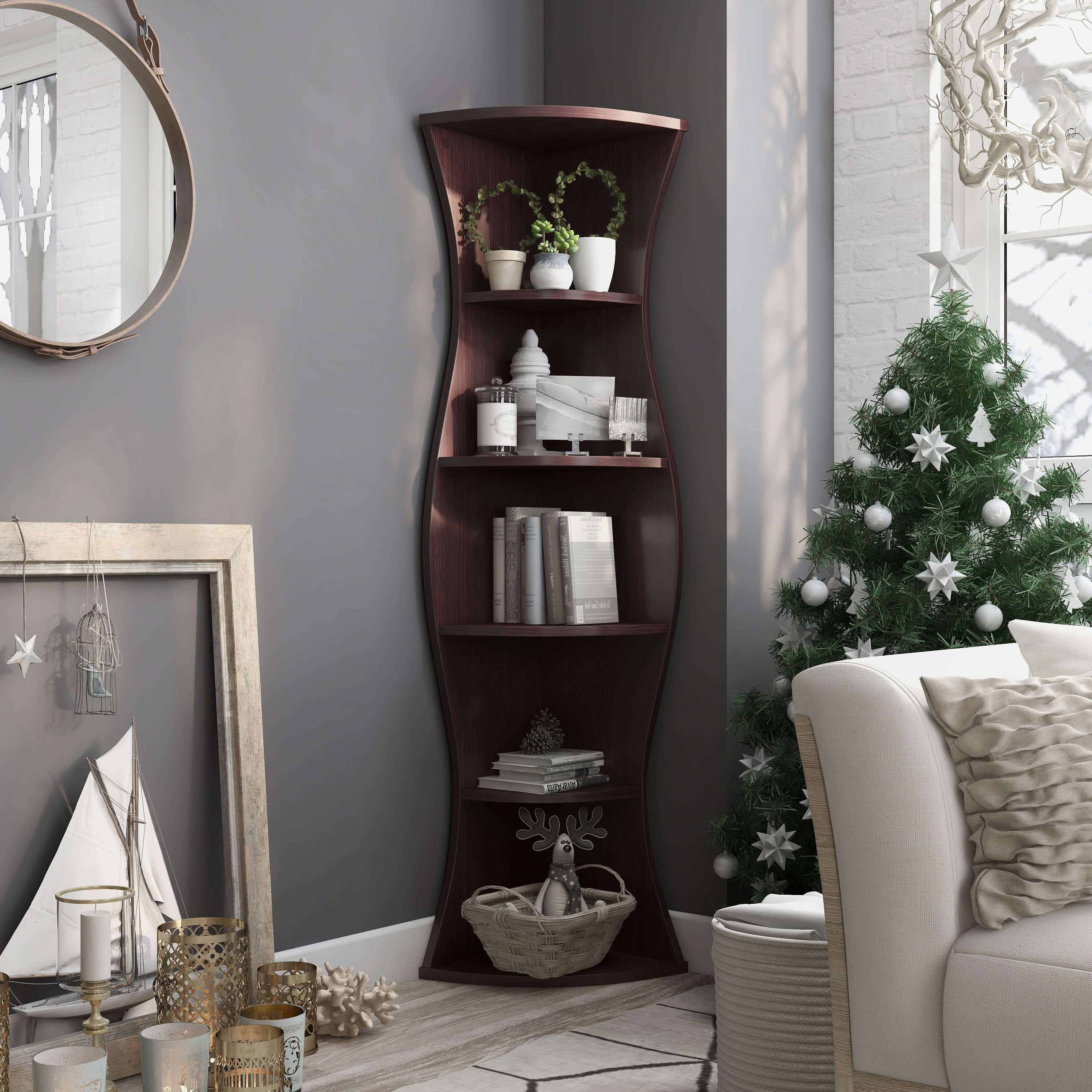 Furniture of America HFW-1480C4 bookcases - View #4