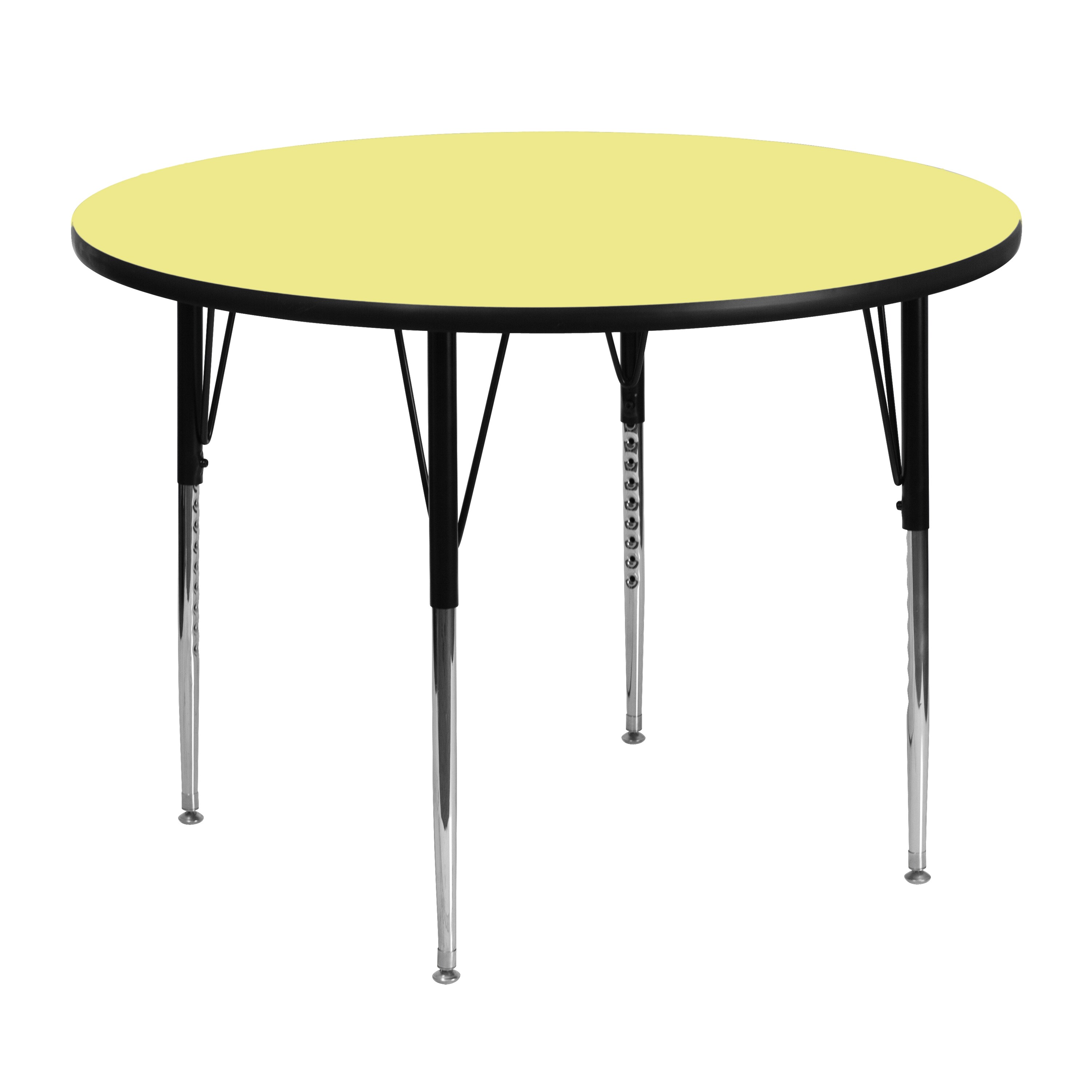 Flash Furniture 847254024976 Yellow Round Kid's Play Table