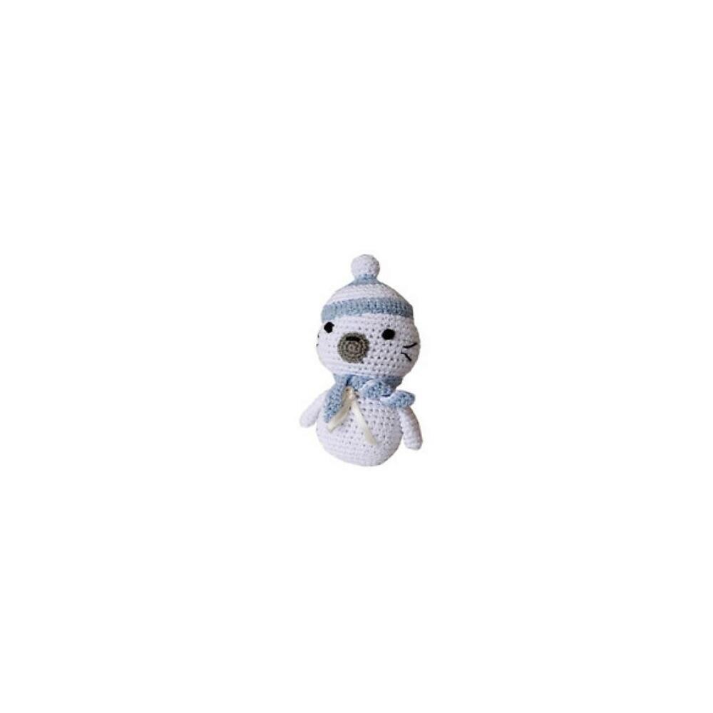 Mirage PTRTL31710  500-111-STS Knit Knacks Sammy The Seal Organic Dog Toy- Small