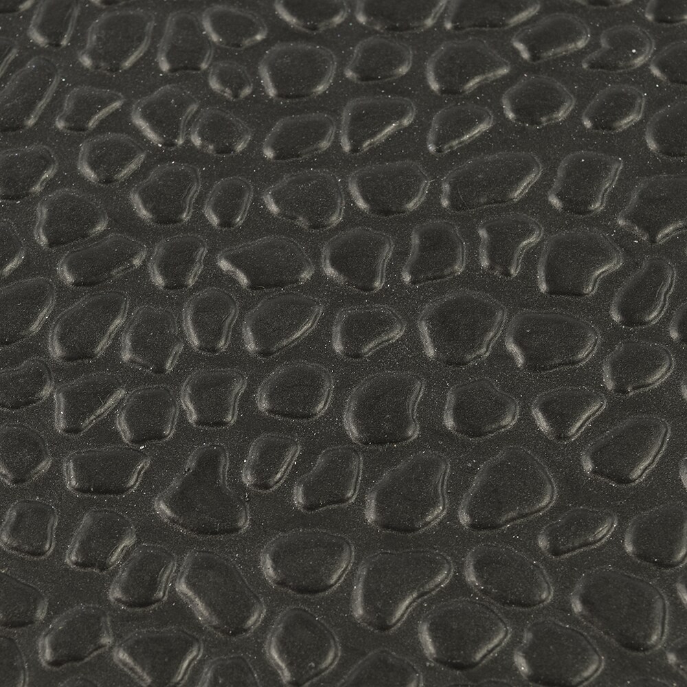 Greatmats Home Gym Floor Tile | 2x2 ft x 10 mm | Interlocking | High Density Foam | Foam Gym Flooring | Texture: Pebble | Color: Black or Gray