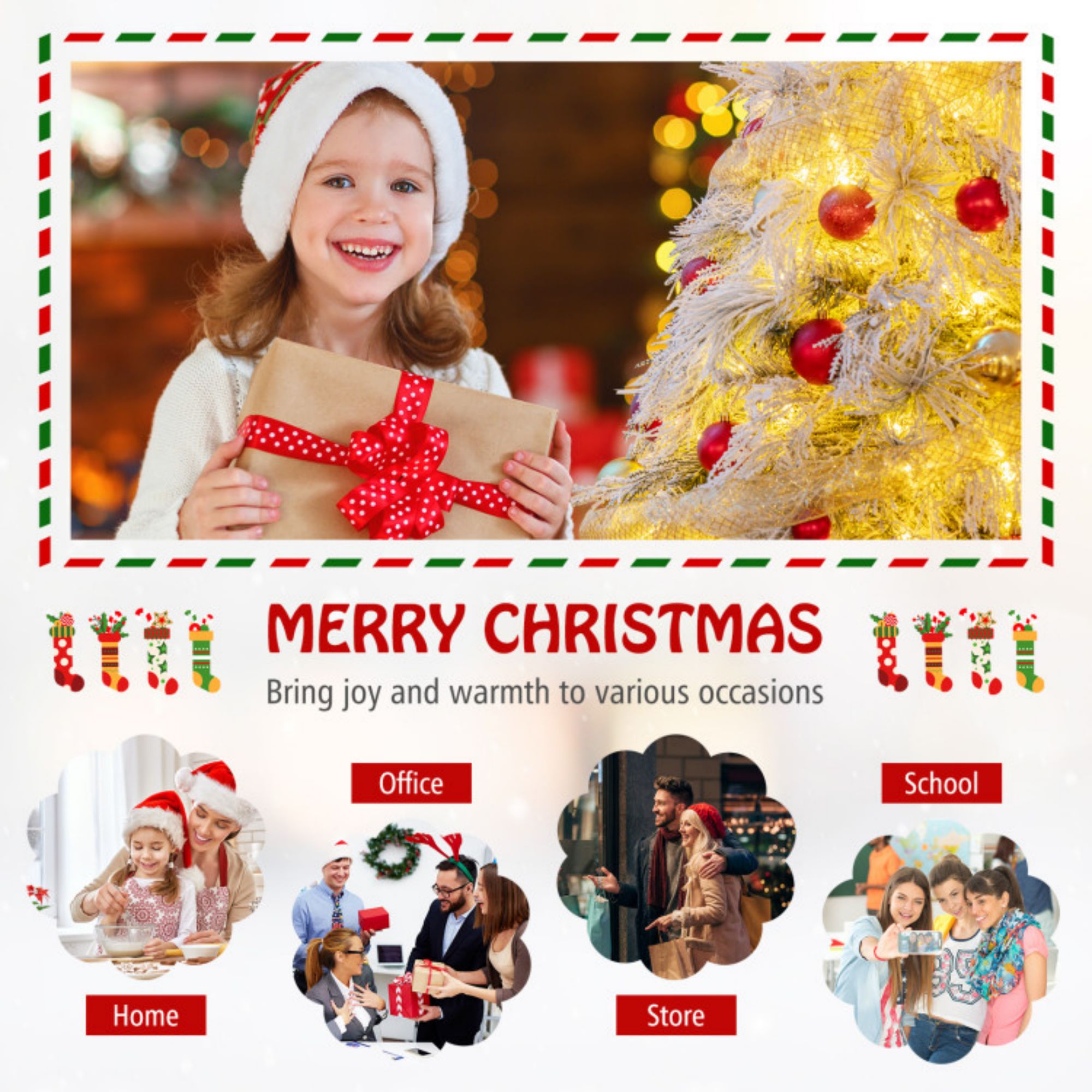 WELLFOR CR-K-M0544GN Artificial-Christmas-Trees - View #8