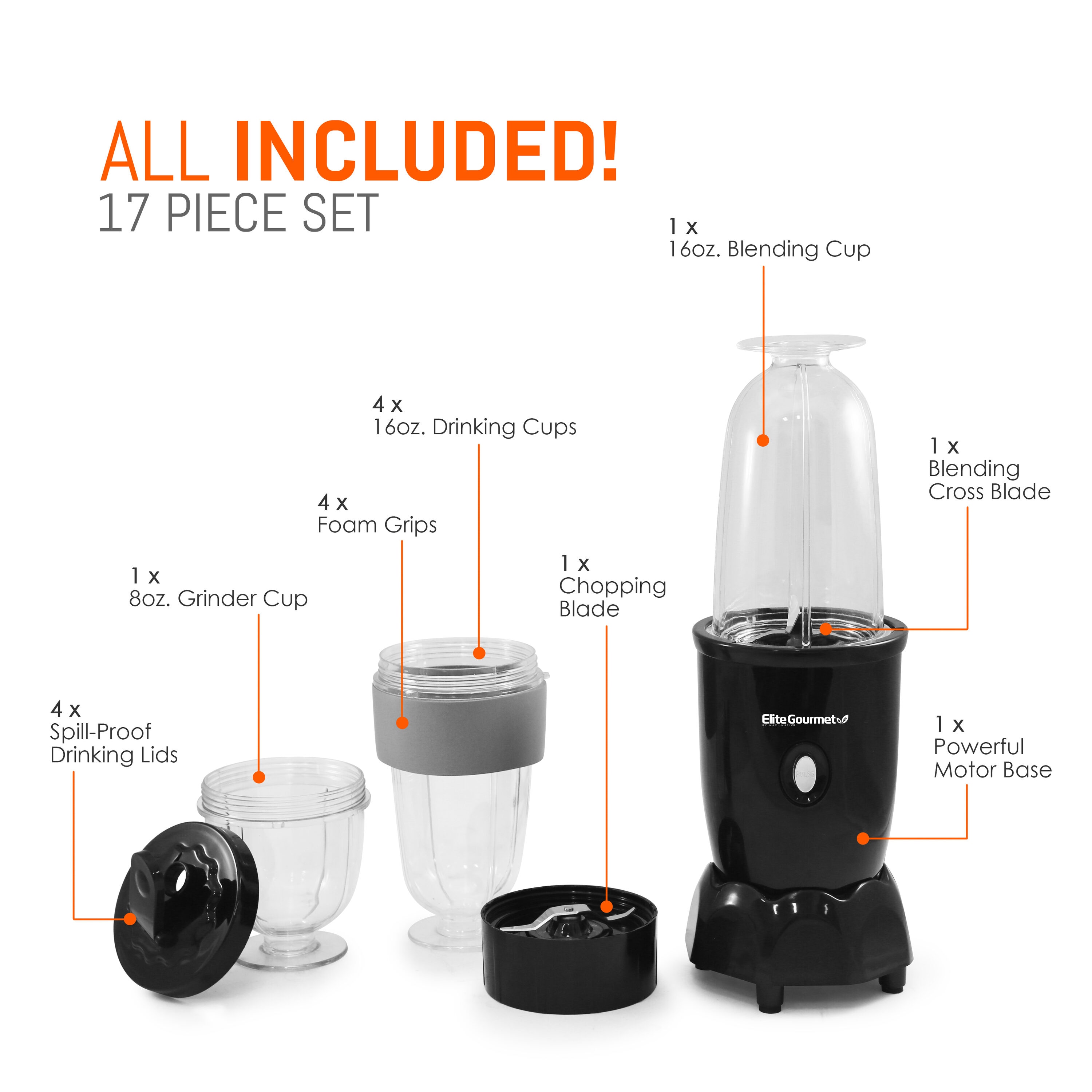 300W Portable Blender for Shakes and Smoothies Personal Powerful Mini  Blender with Pulse Function, USB Travel