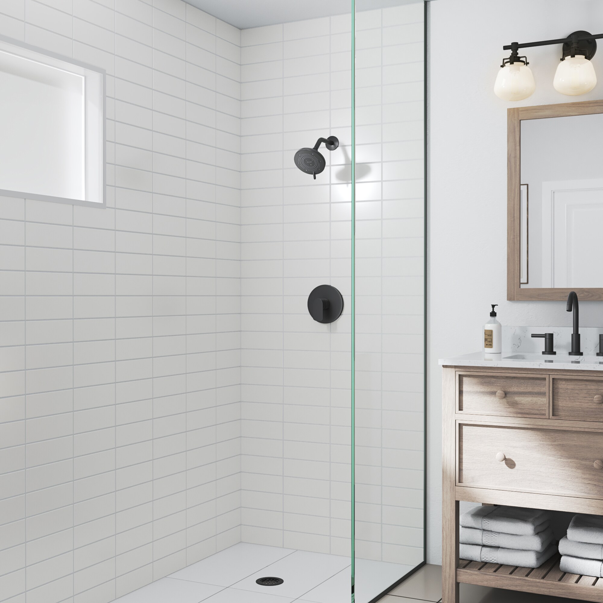 Brondell NE80-SHBB-MB Fixed-Showerhead - View #6
