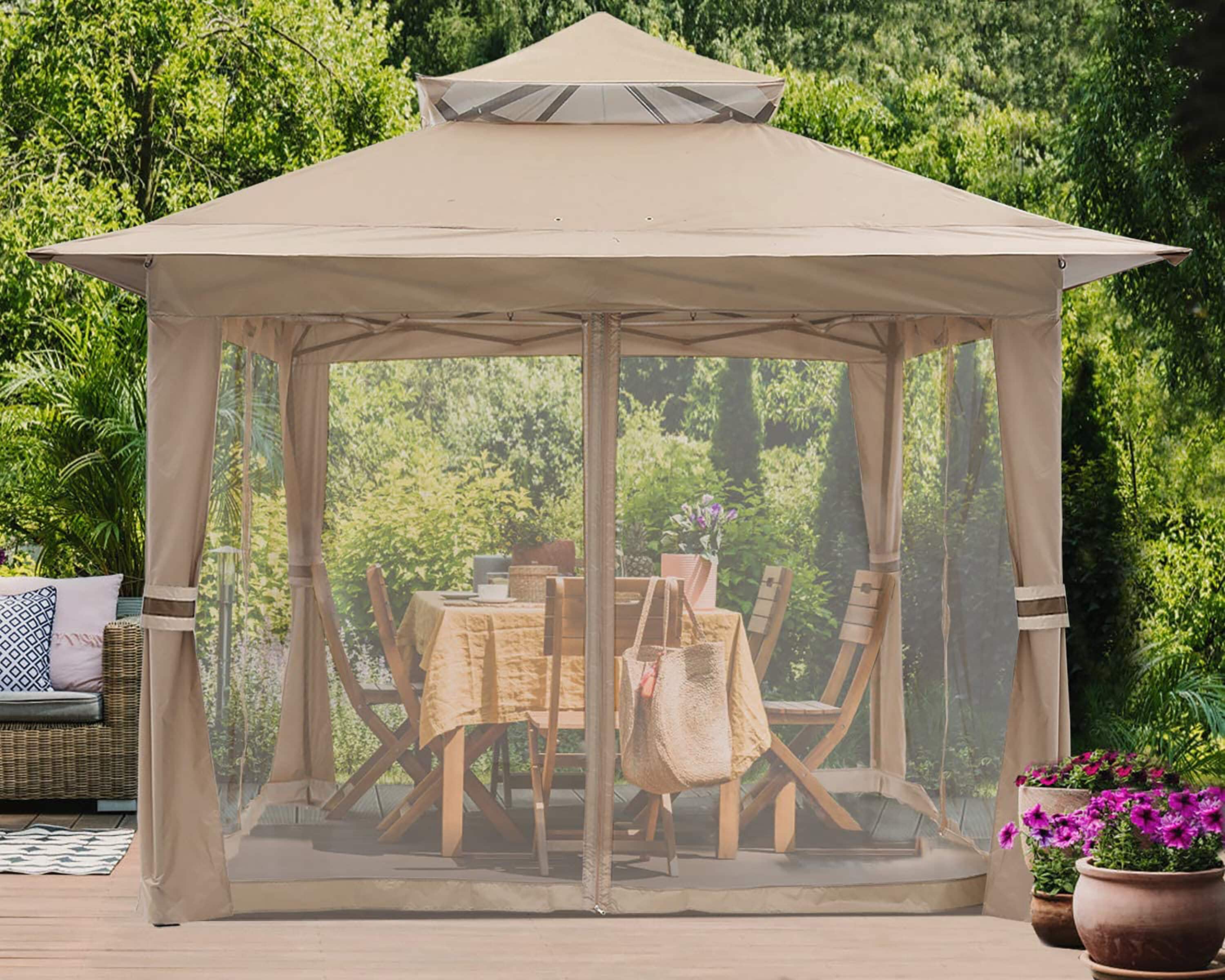 ABCCANOPY 13X13TYSW-KHAKI Canopies-Sl - View #5