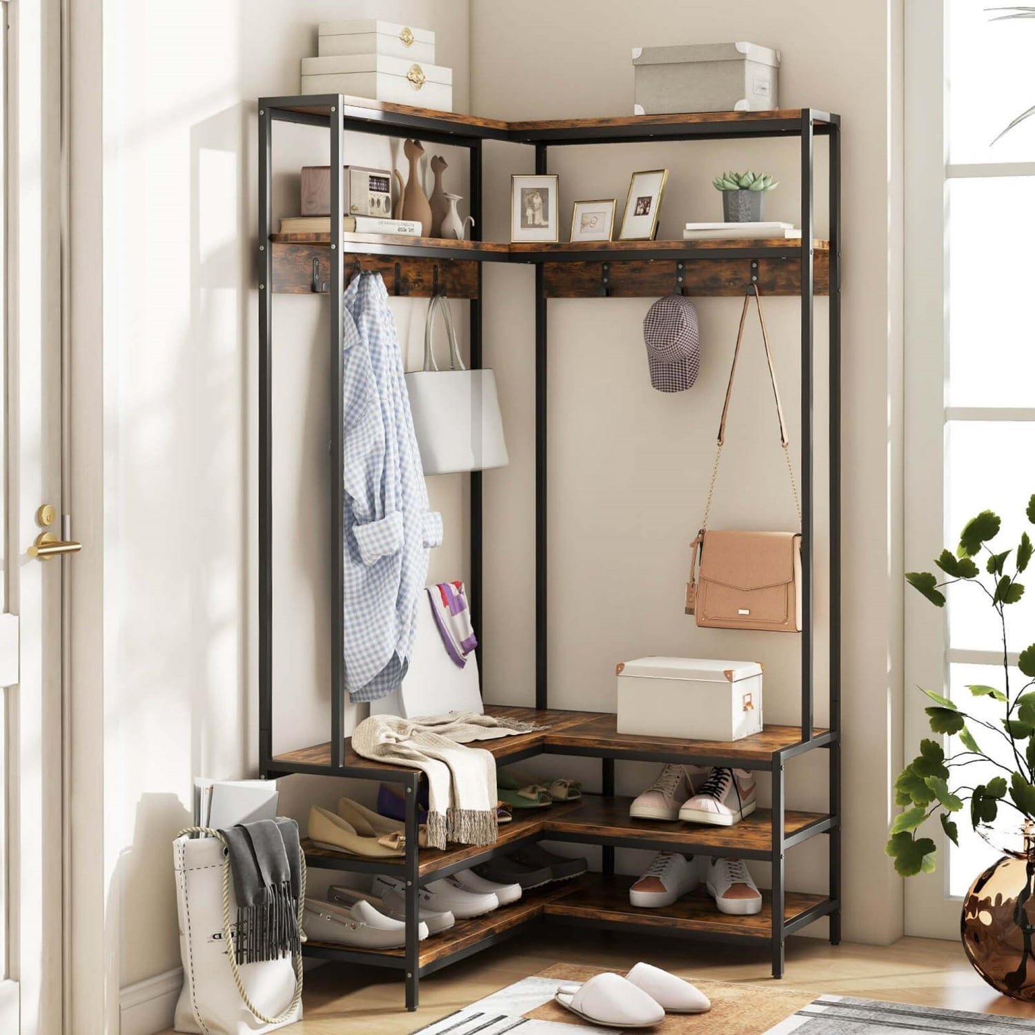 Costway CSHY004181 Coatrack-Stands-Pedestals - View #4