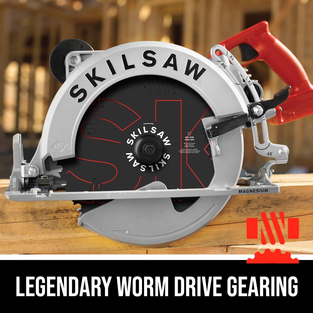 SKIL 15-Amp 10-1/4-in Worm Drive Corded Circular Saw in the Circular Saws  department at