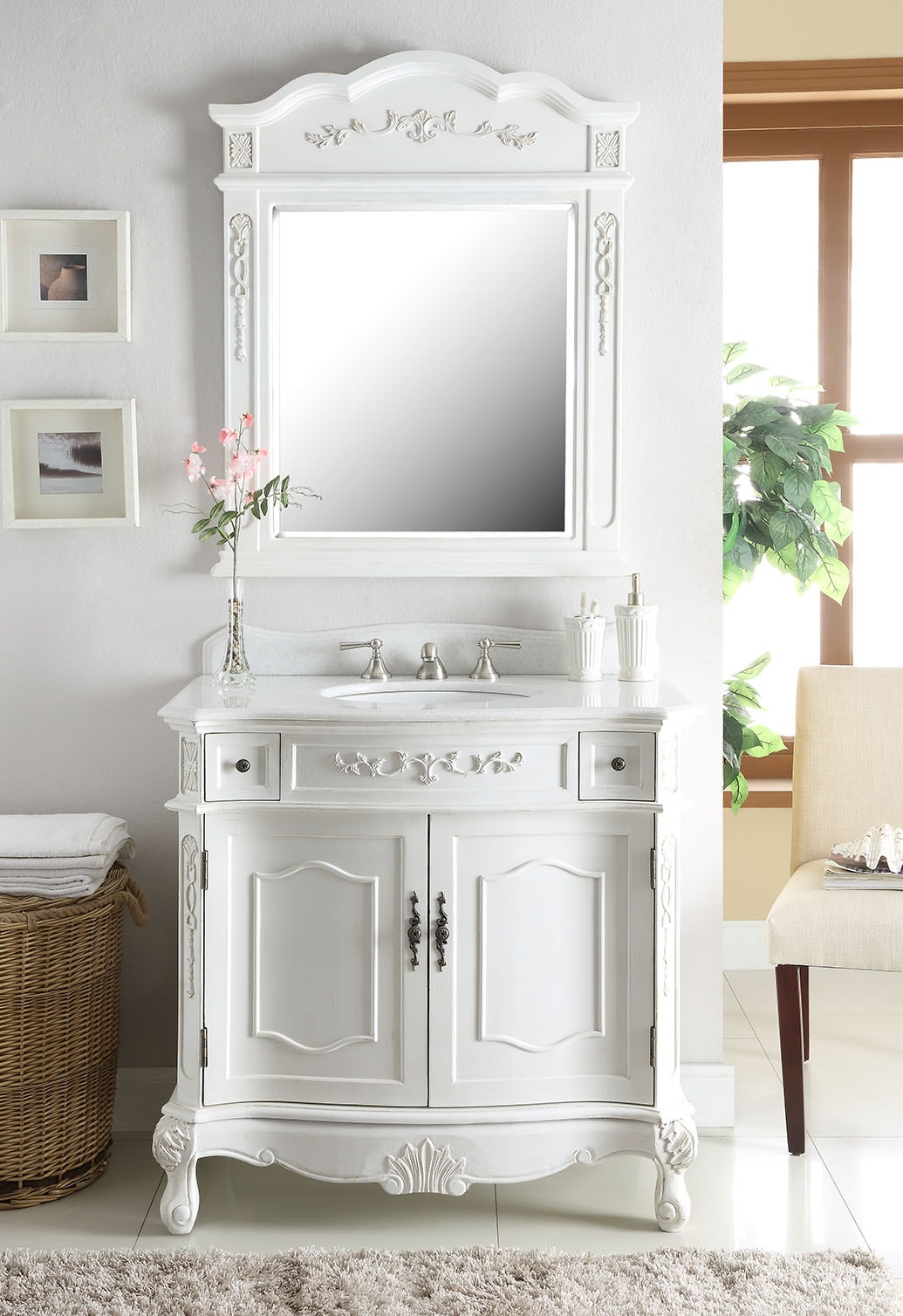 Benton Collection BC-3905W-AW-36 Bath-Vanity-Combo - View #7