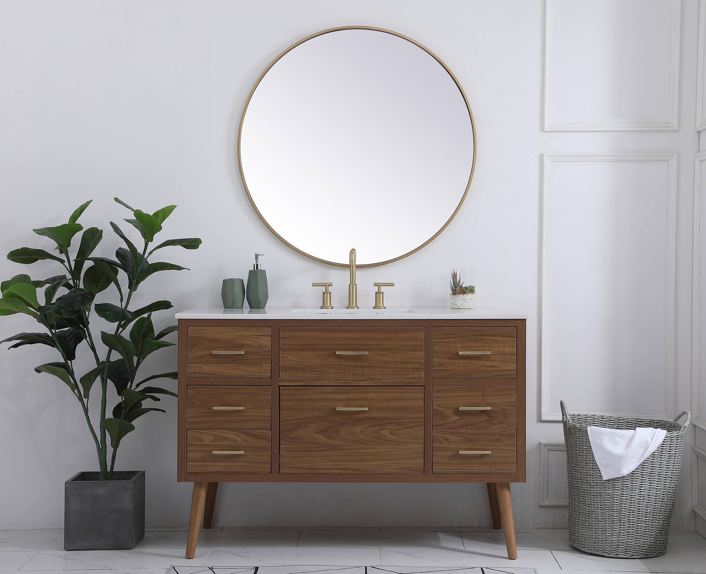 Elegant Decor HF123144WB Bath-Vanity-Combo - View #4