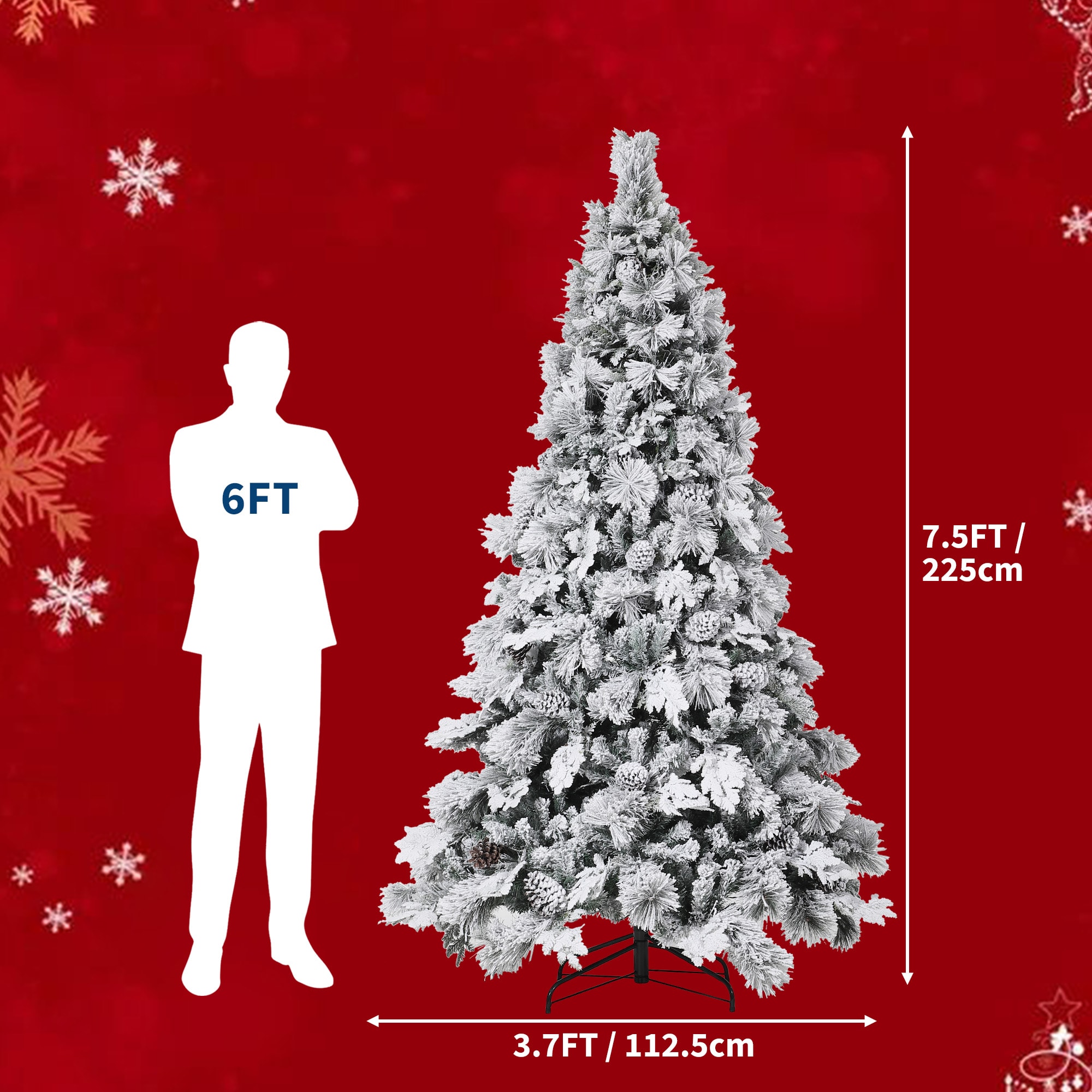 DEXSO CHU-N-E8-JROAHM1GMY Artificial-Christmas-Trees - View #7