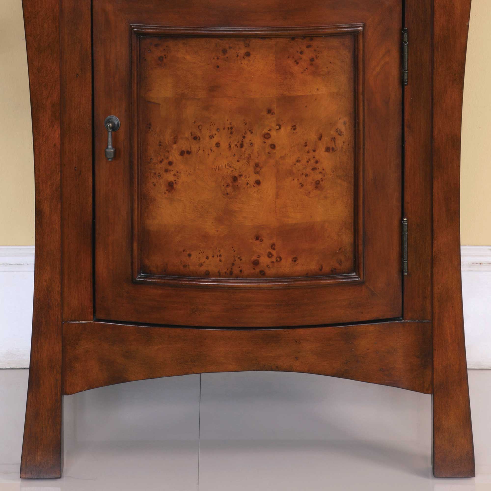 Silkroad Exclusive 26-in Red Chestnut Single Sink Bathroom
