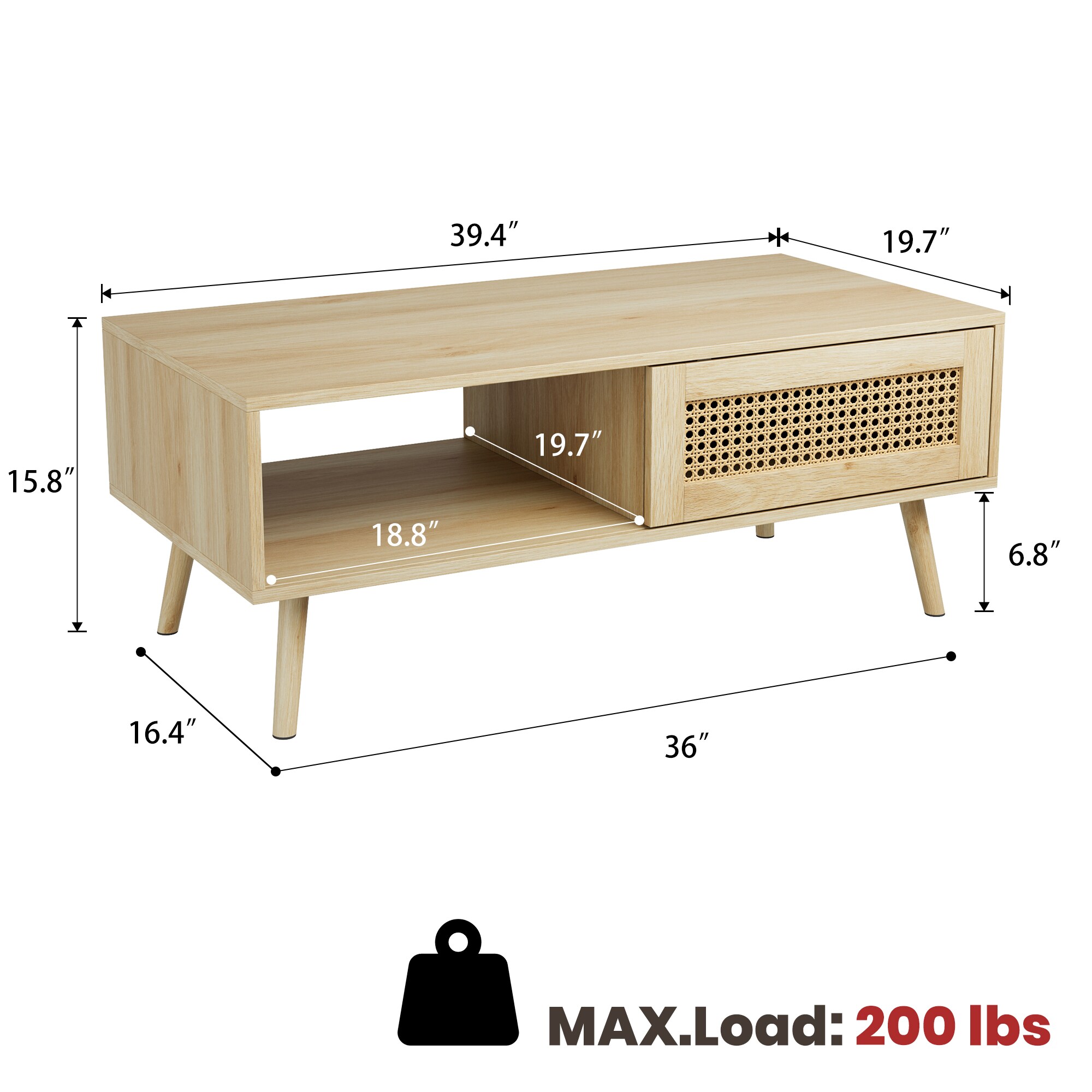 Garvee WYR-PHK-37931VL9 Coffee-Tables - View #2