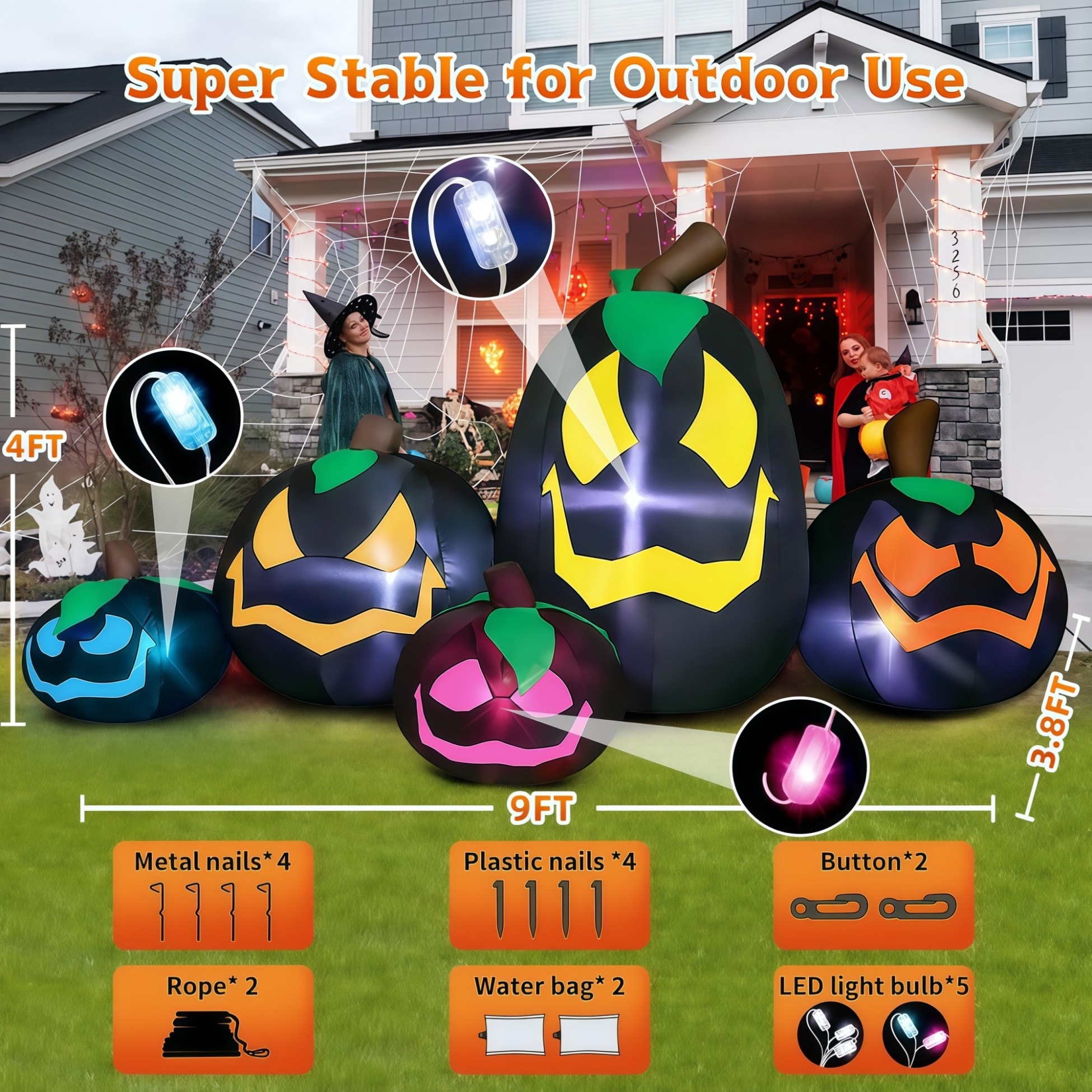 Numhew NHWILL45942 Outdoor-Halloween-Decor - View #3