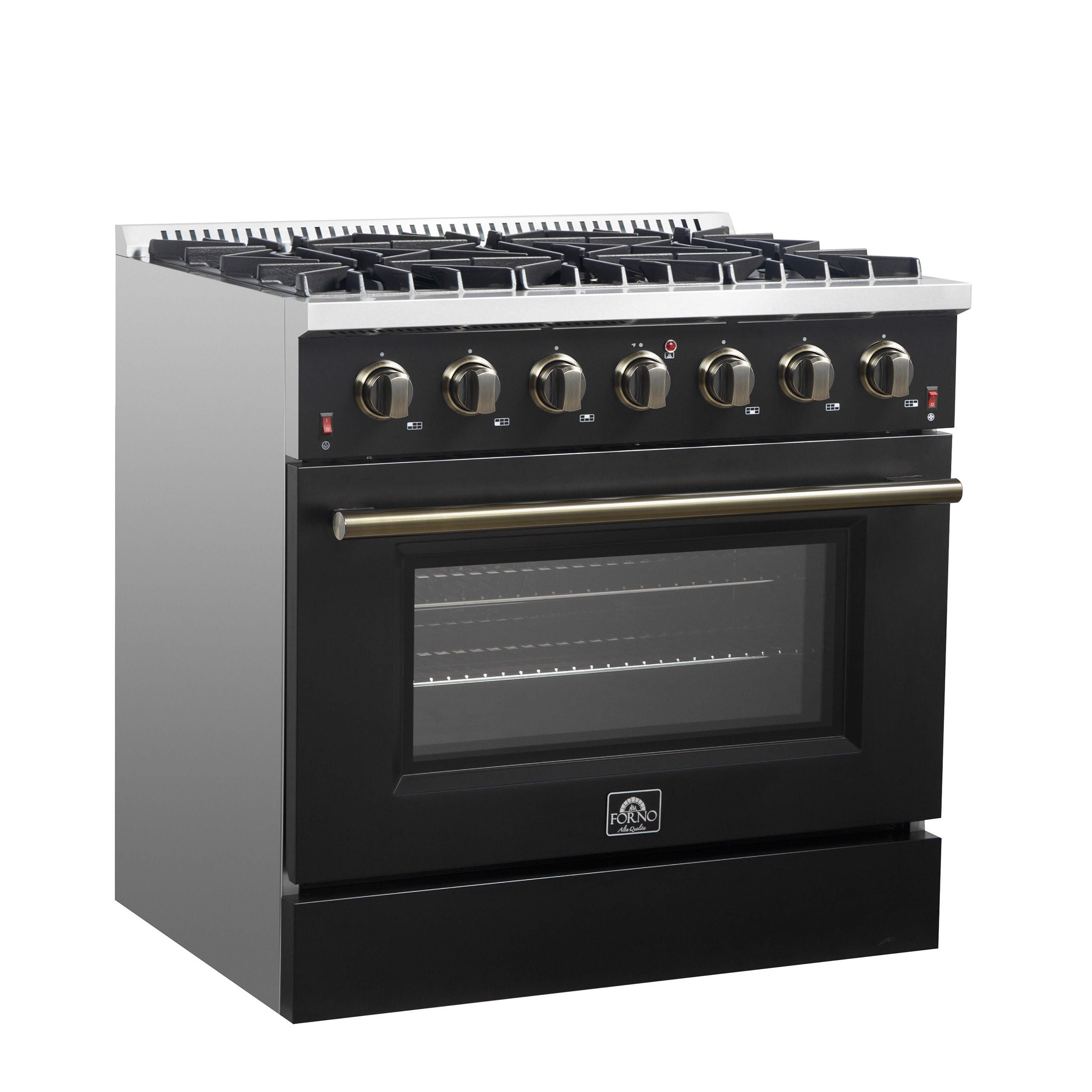 FORNO FFSGS6244-36BLK Freestanding-Gas-Ranges - View #2