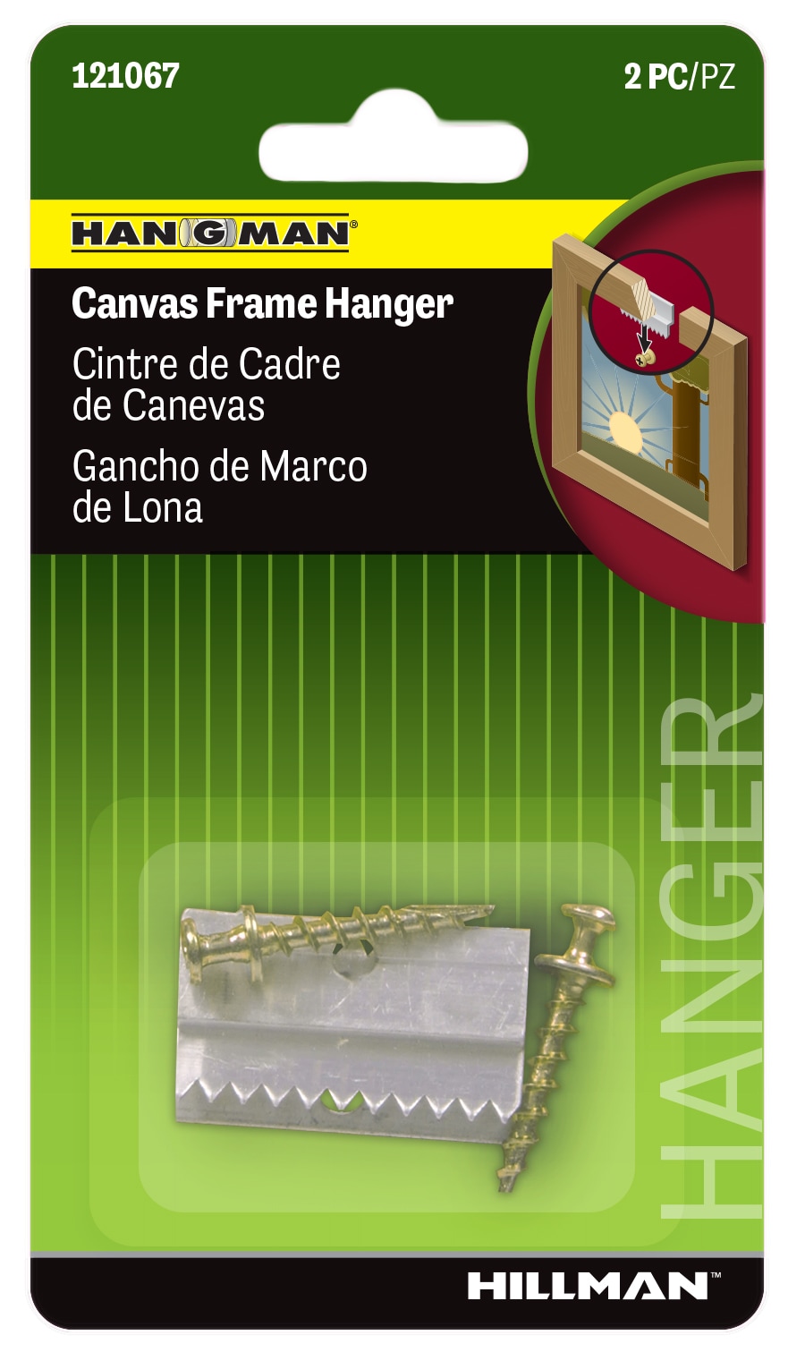 Hillman 121067 Sawtooth Canvas Frame