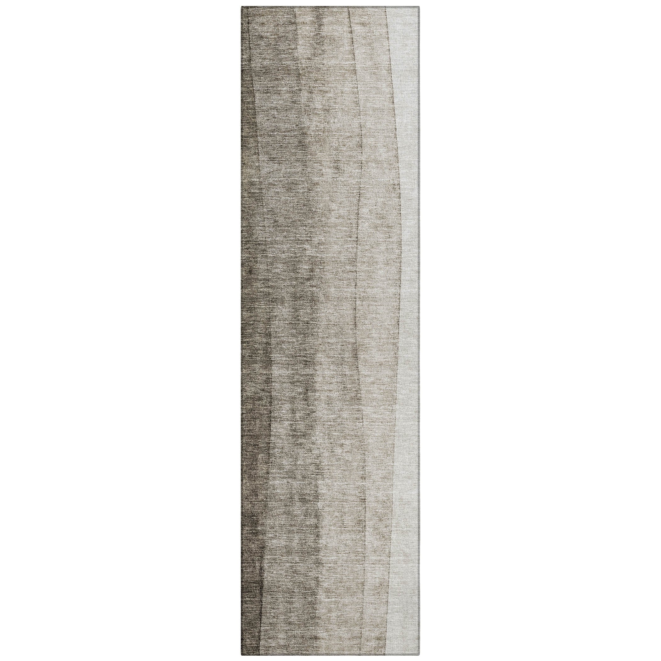 Addison Rugs ACN690TP2X8 Chantille ACN690TP 2 x 7 (ft) Polyester Taupe Rectangular Indoor/Outdoor Geometric Machine washable Area rug