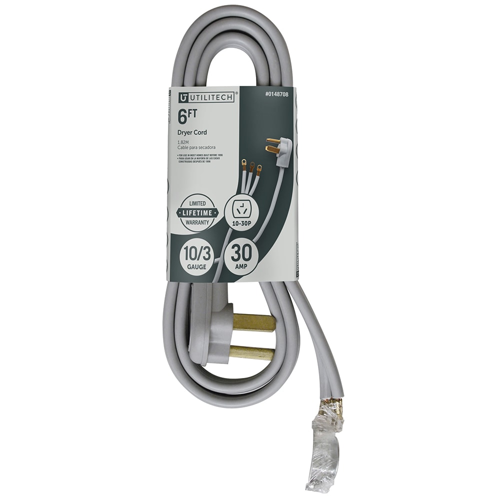Gray for sale online UtiliTech UTD100306 Power Cord 