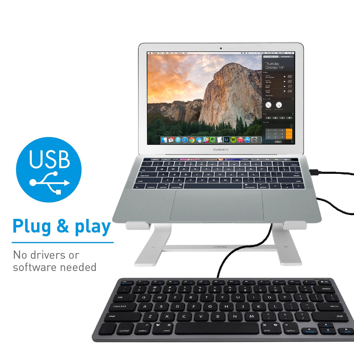 Macally SLIMKEYCSG Computers-Peripherals - View #8