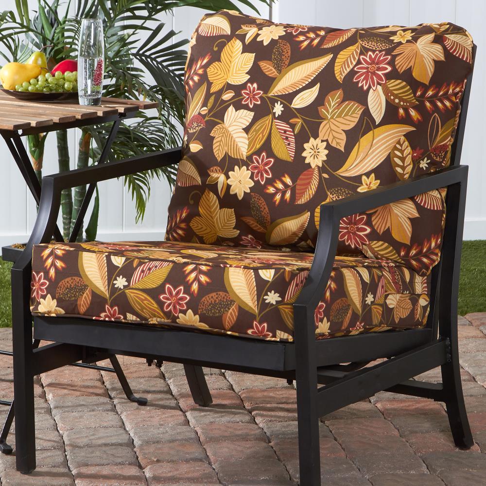 Greendale Home Fashions Deep Seat Cushion Set Breeze Floral