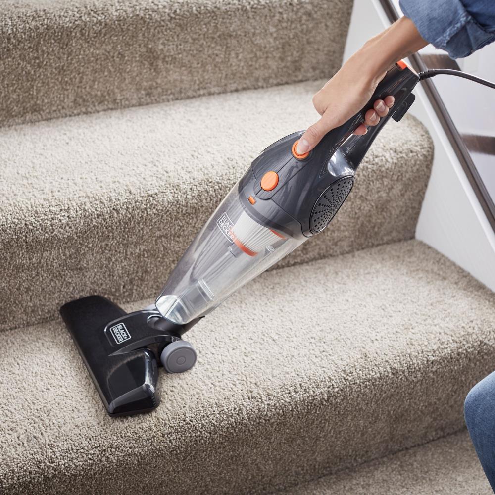 Black And Decker Hepa Corded Steam Mop And Vacuum Cleaner Combination Duo  Bundle With 3 In 1 Convertible Corded Upright Handheld Vacuum Cleaner :  Target