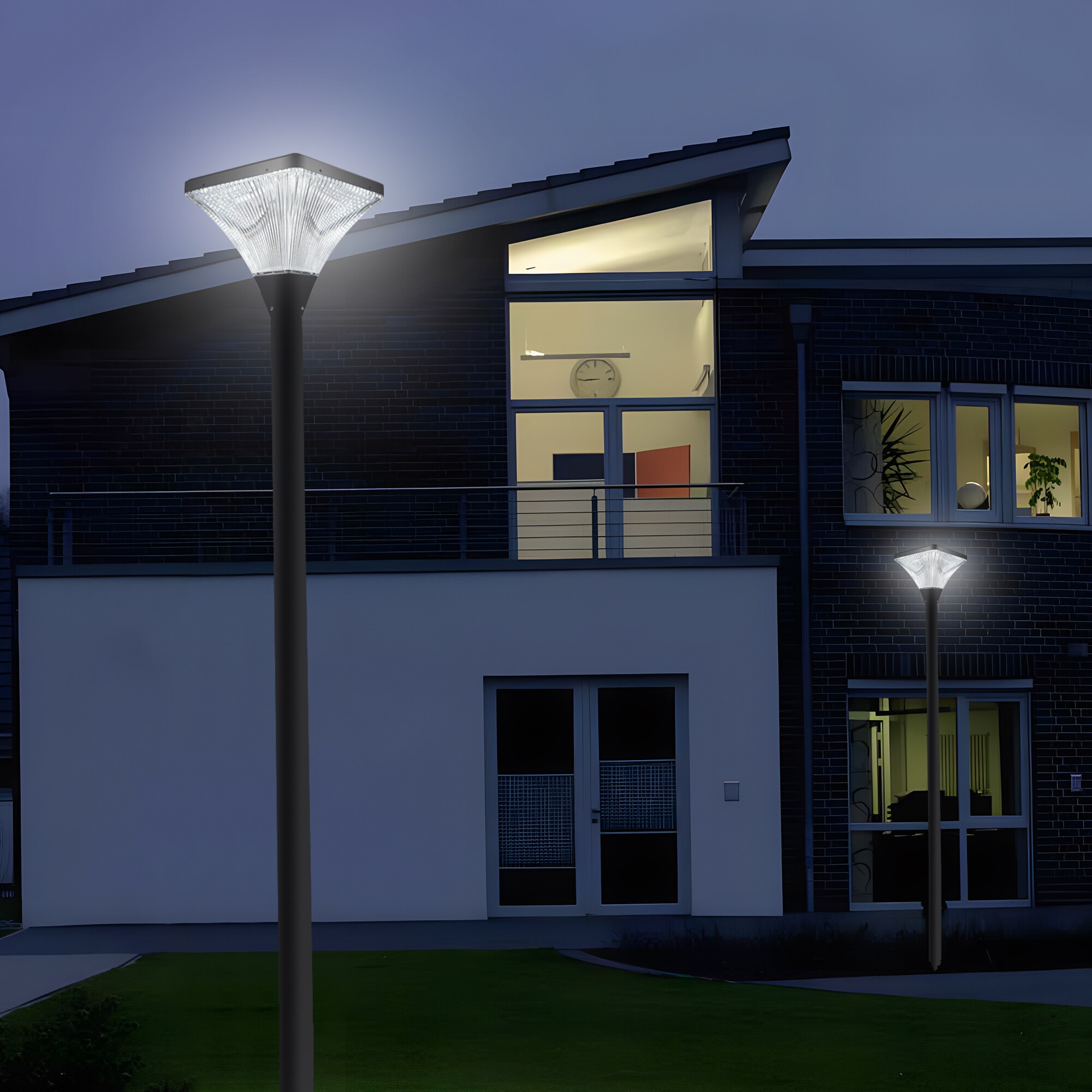 WELLFOR HXP-DL02BK Complete-Post-Lights - View #8