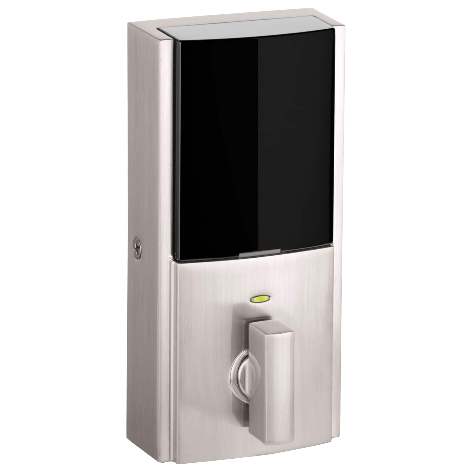 Kwikset Obsidian Touchscreen Satin Nickel Electronic Deadbolt with 