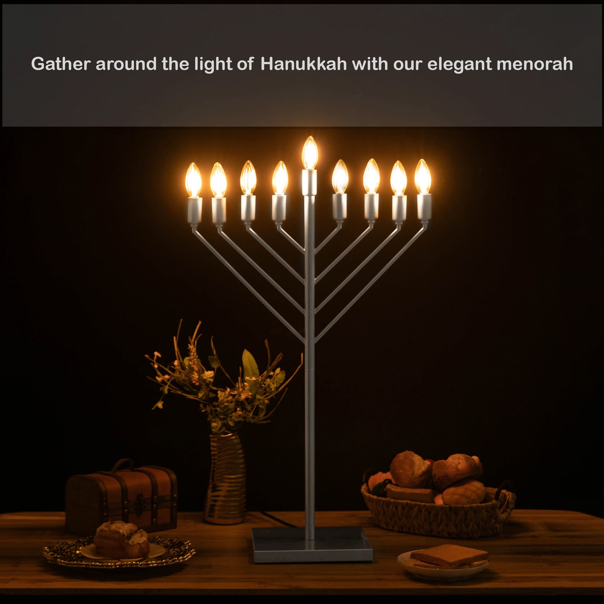Vintiquewise QI004626-SI Indoor-Hanakkah-Decor - View #6