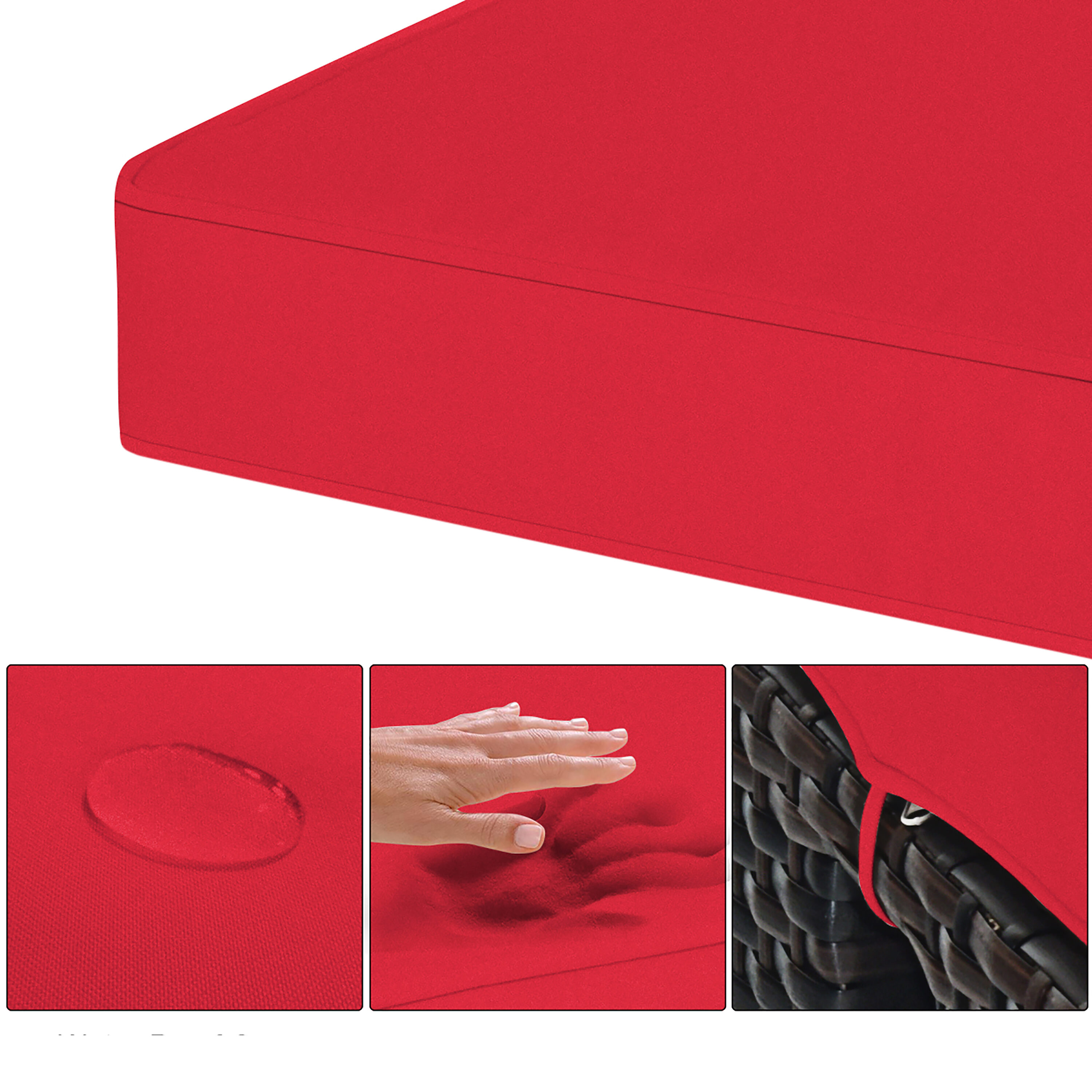 Costway HW63237RE Stools-Ottomans - View #2