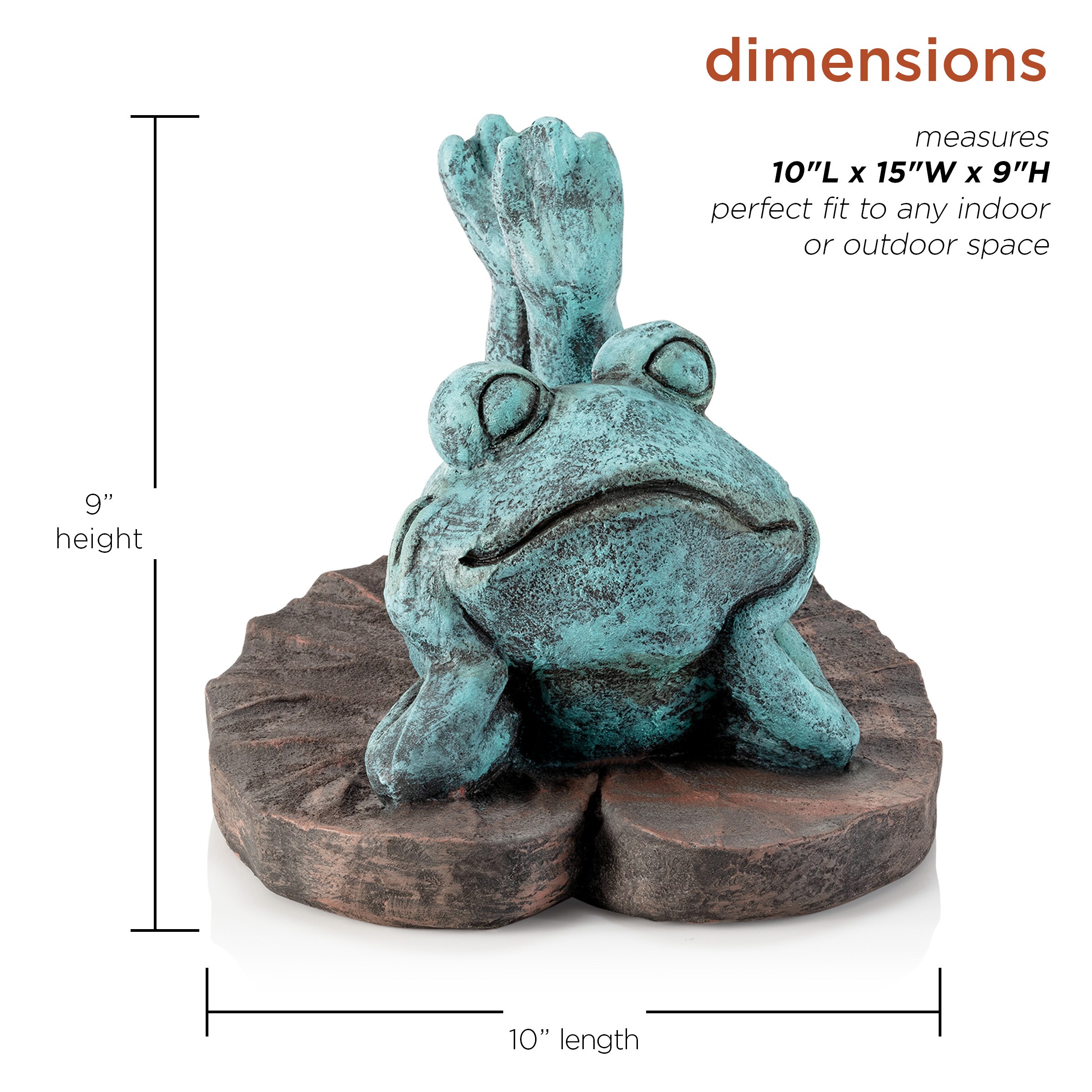 Alpine Corporation ZEN718 Garden-Statue - View #3