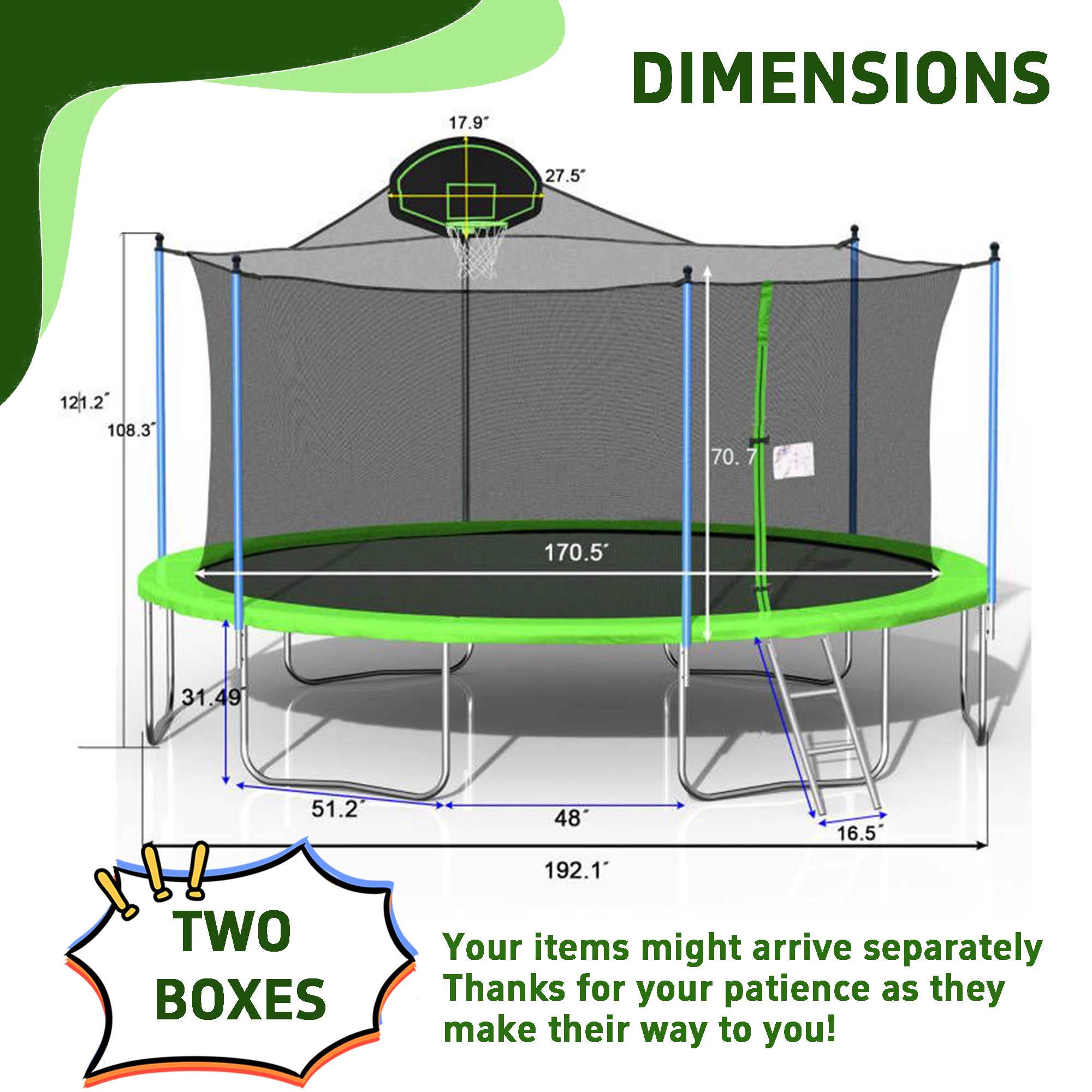 Sunrinx MG11-TP-14 trampolines - View #7