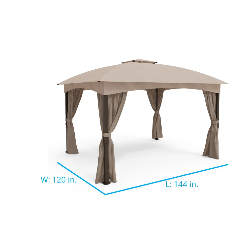 Style Selections GFS60055B Wood-Resin-Gazebos - View #5