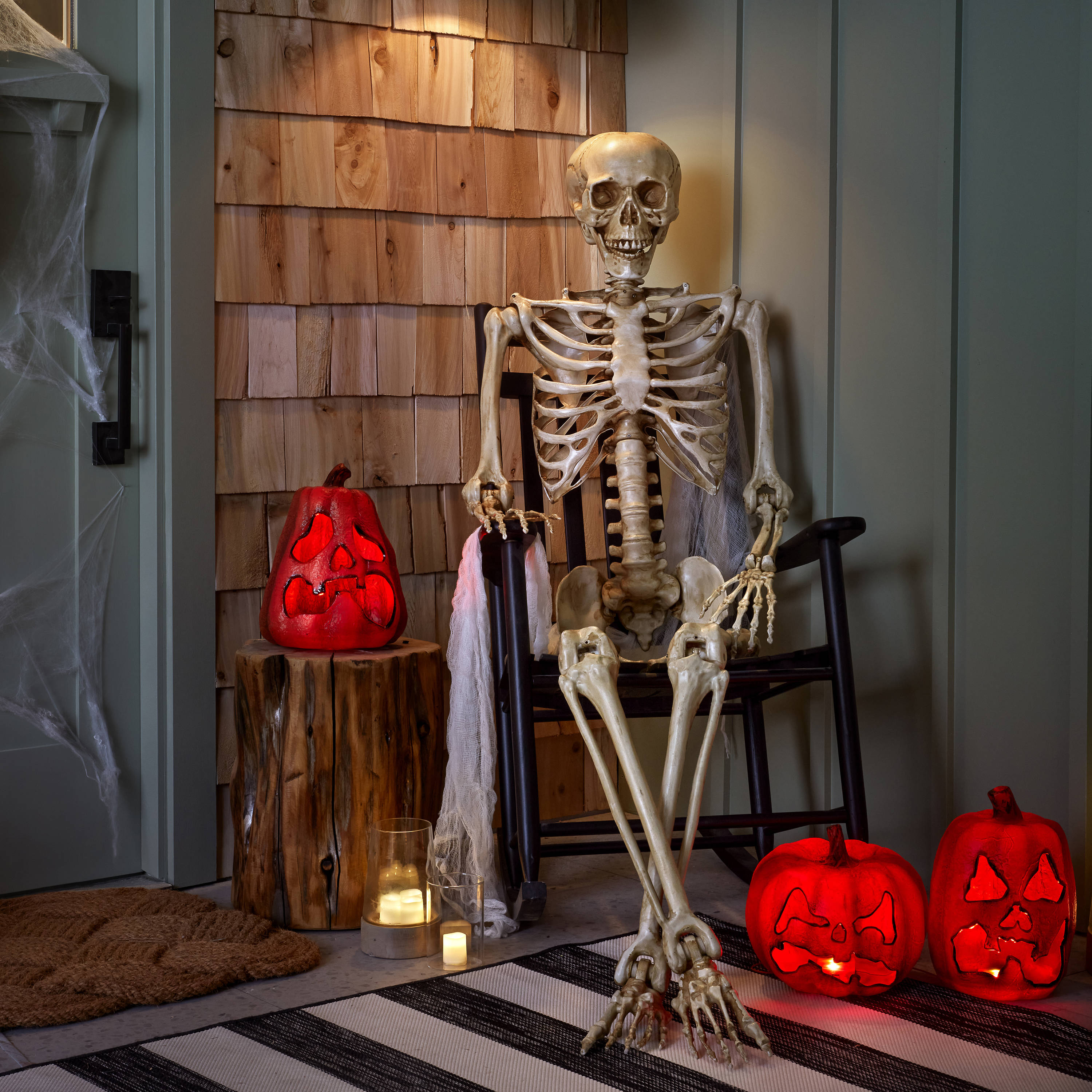 Haunted Living 83.46-in Skeleton Hanging Decoration in the Halloween Decor  department at