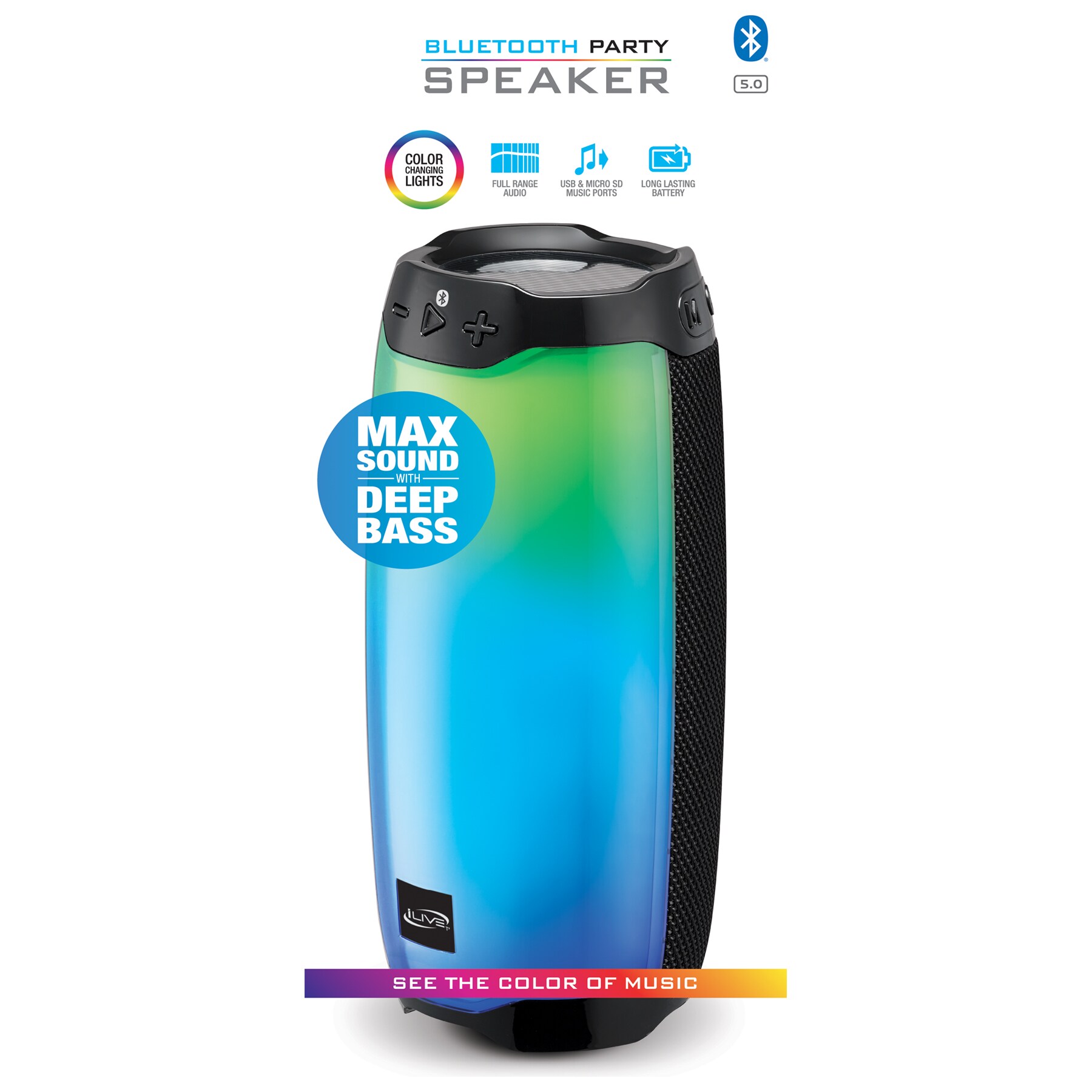 iLive ISB212BLK Portable-Speakers - View #4