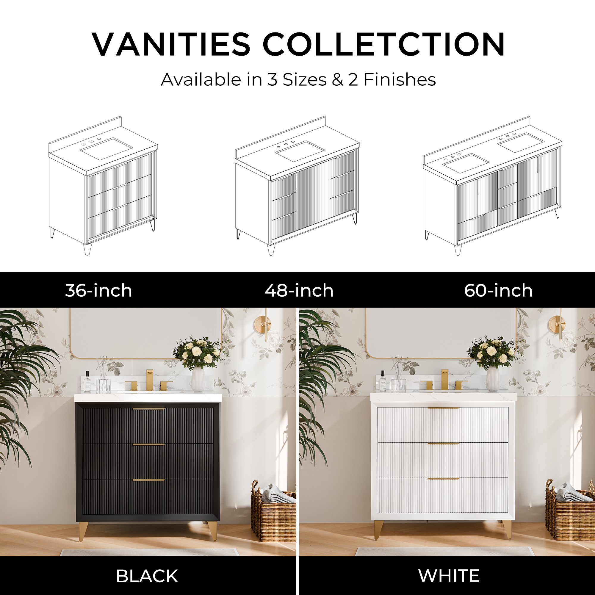 FURUISI LL36001W-36IN Bath-Vanity-Combo - View #10