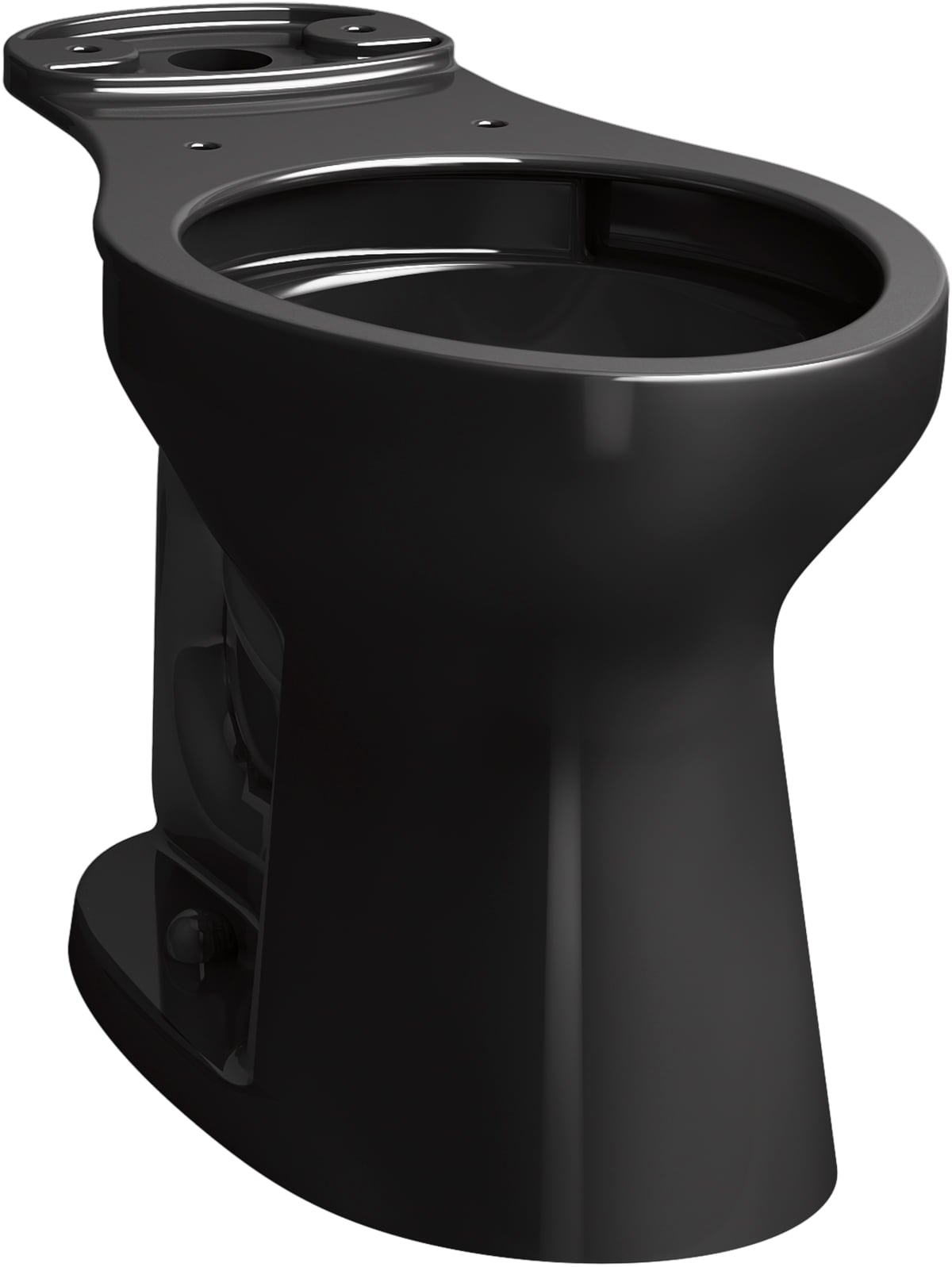 KOHLER 31588-7 Cimarron Black Black Elongated Chair height Toilet Bowl 12-in Rough-In