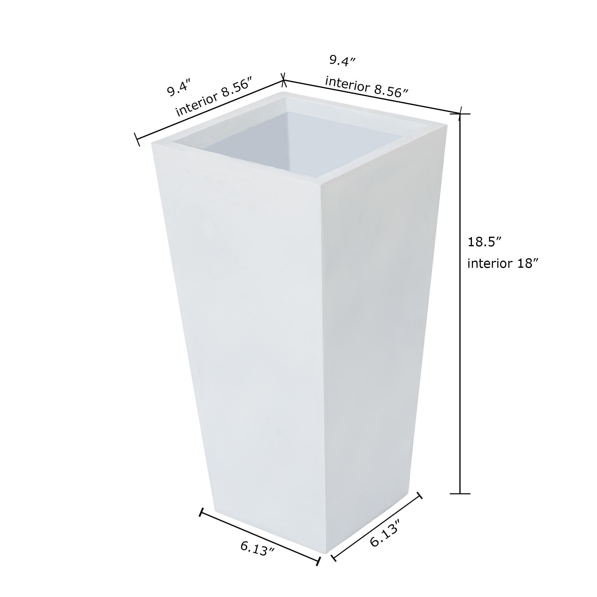 LuxenHome WH031-W Planter-Window-Box - View #10