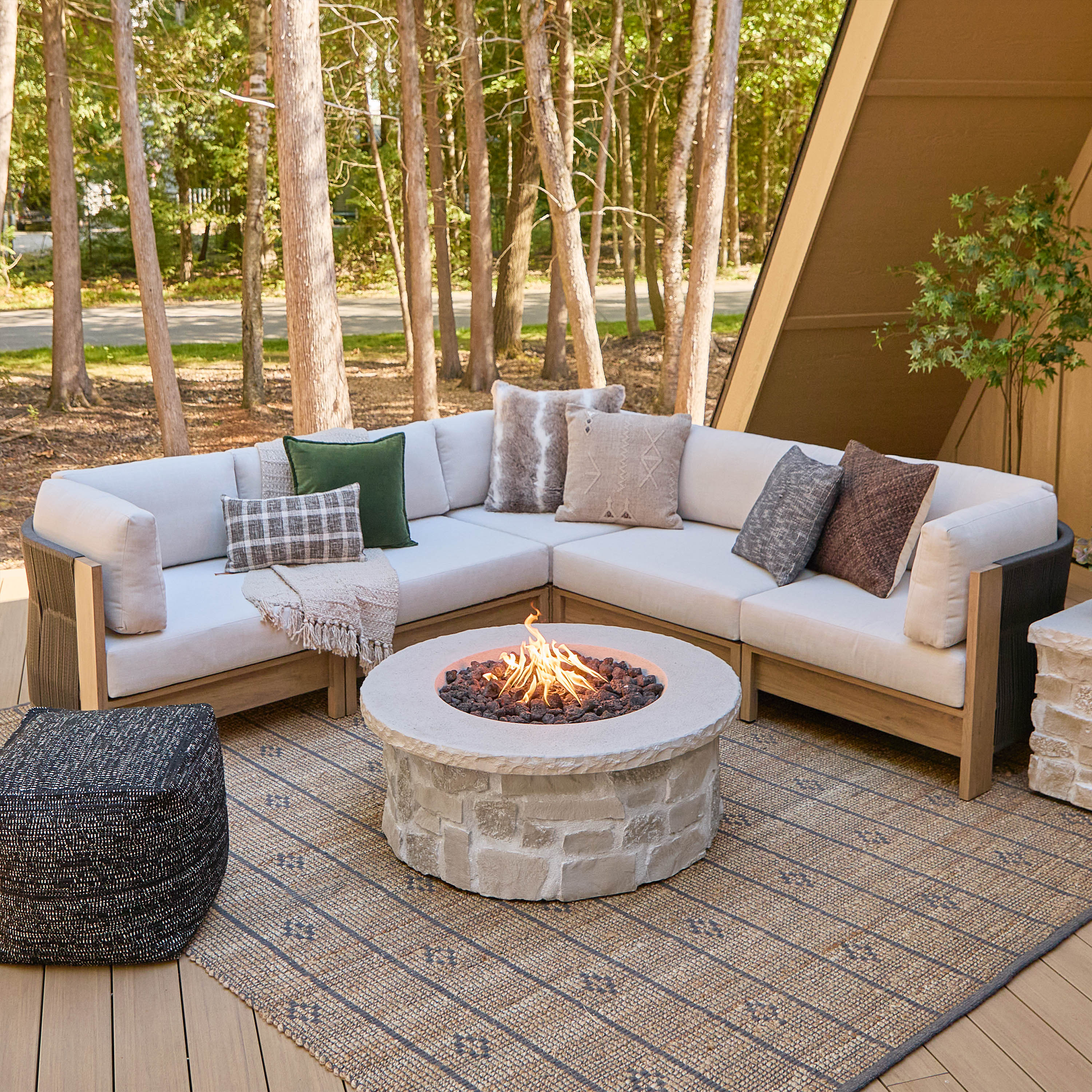 Real Flame 13002-BCHW Patio-Conversation-Sets - View #5
