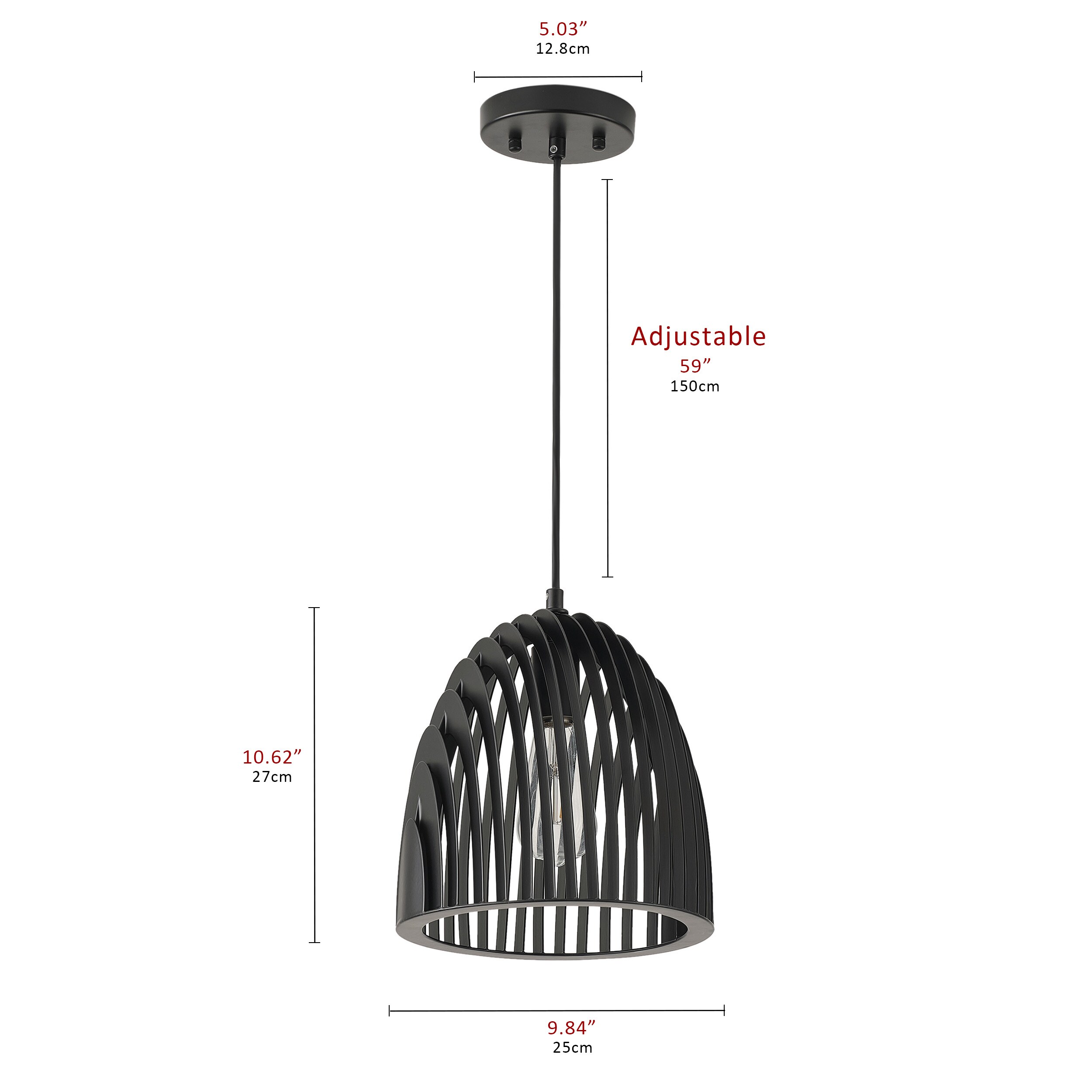 Aiwen AD-2007-BLACK Pendant-Lights - View #10