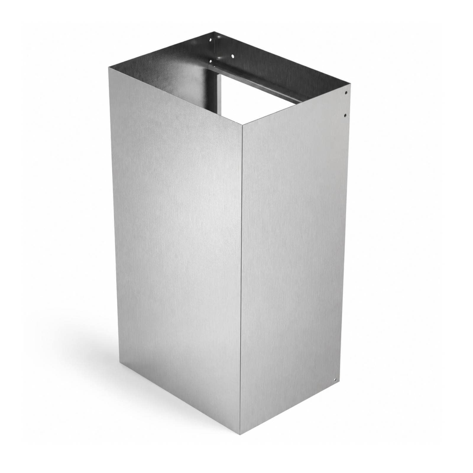 BRANO - 15.75 in Range Hood Chimney Extension Section Stainless Steel Flue Extender for 9 10 ft ...