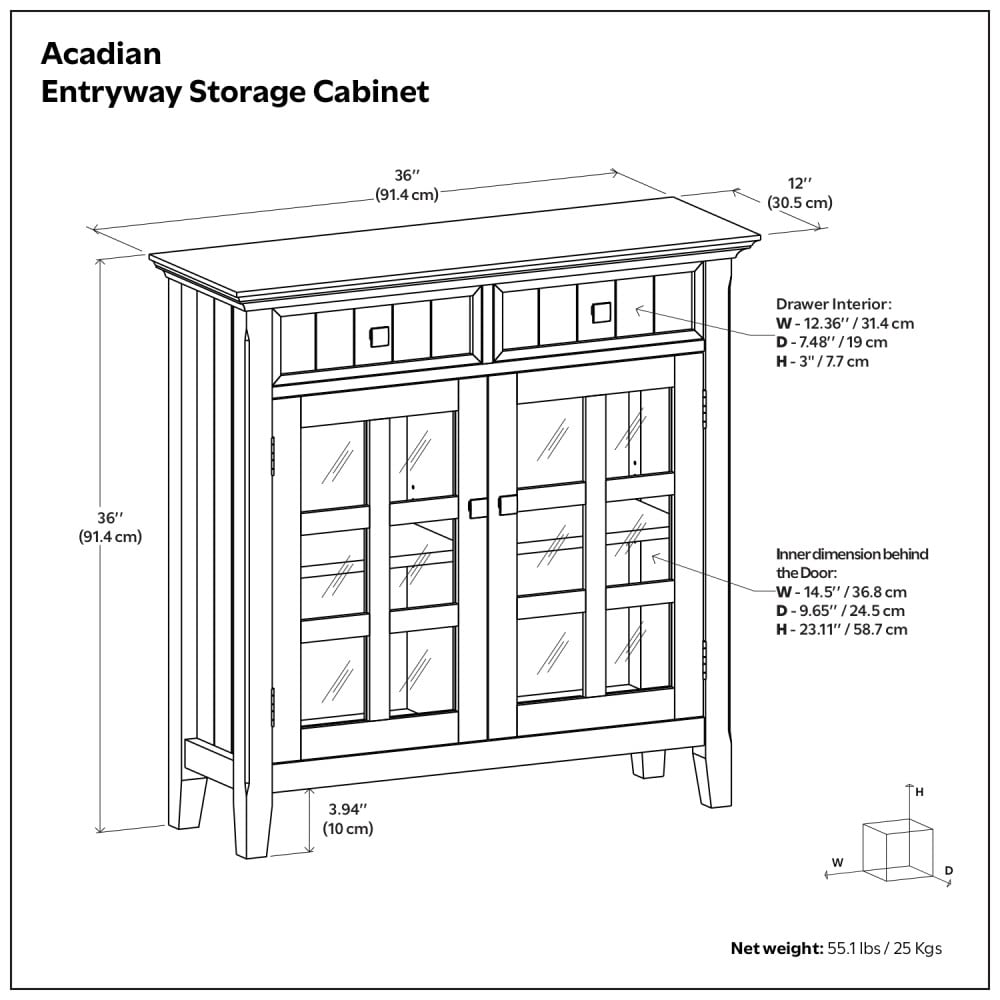 Simpli Home AXCACA47-BL Gaming-Storage - View #11