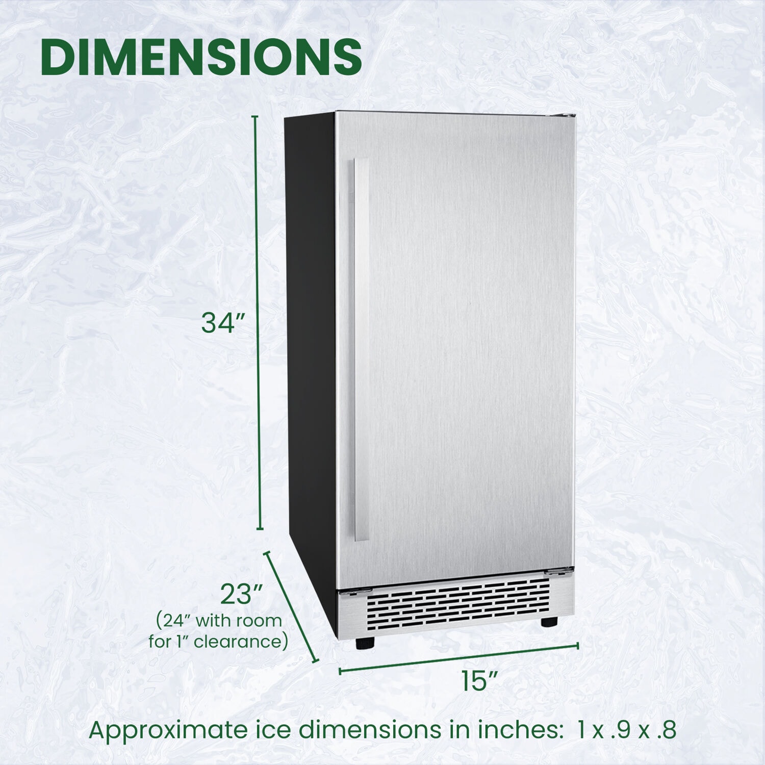 Hanover HIM60701-6SS Ice-Makers - View #3