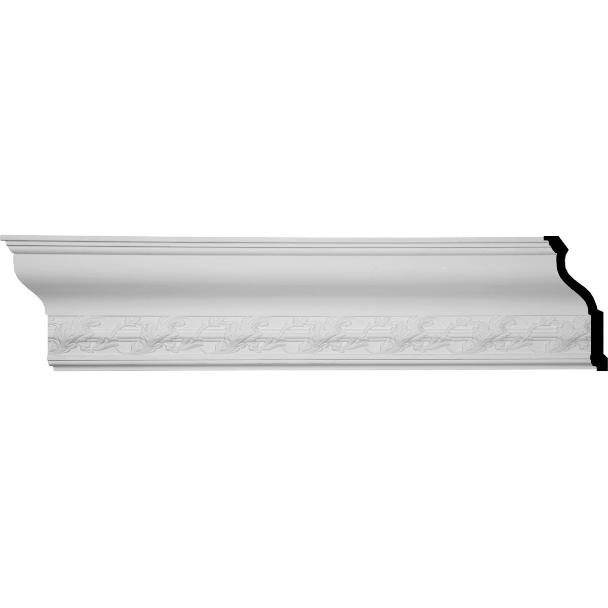 Ekena Millwork MLD09X03X09SO-CASE-8 Southampton Acanthus 9-7/8-in x 7-ft 10-1/2-in Primed Urethane Crown Moulding 8 -Pack