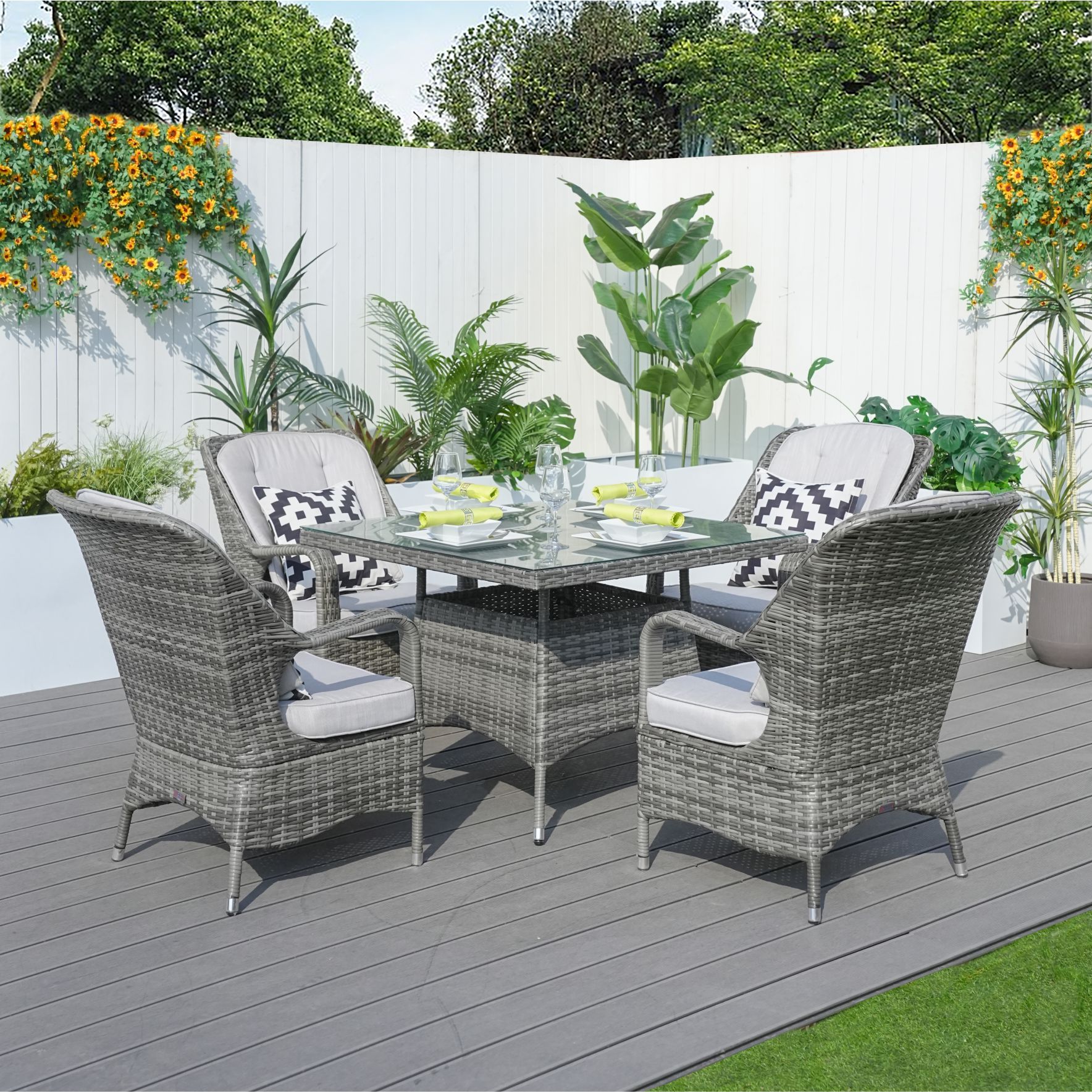 Moda Furnishings MPAD-1710-GR Patio-Dining-Sets - View #3
