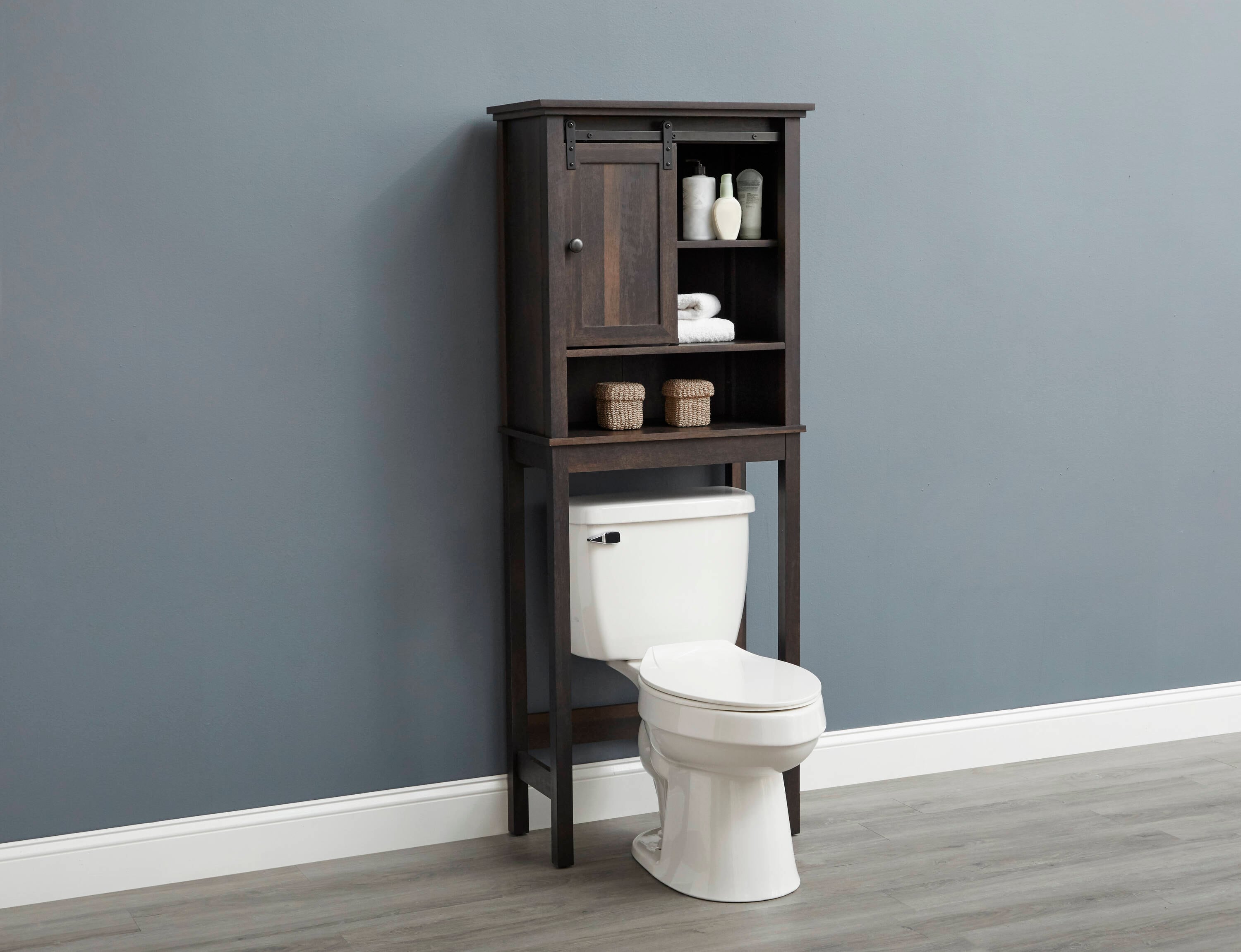 TOLEDO 17 Rustic Bathroom Shelf for Bathroom Decor, Wall Bathroom Org –  Wallniture